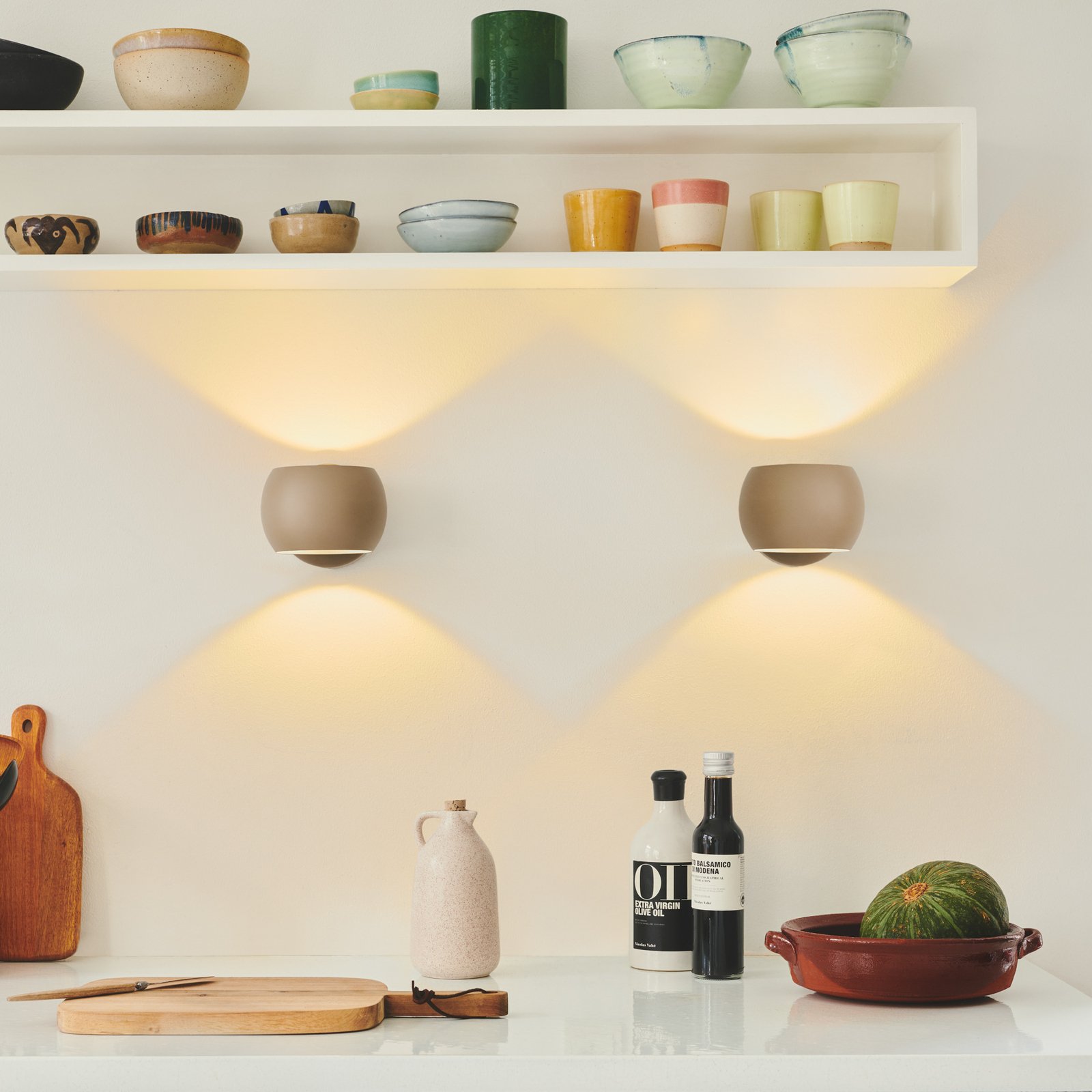 Belir Vägglampa Brown - Nordlux