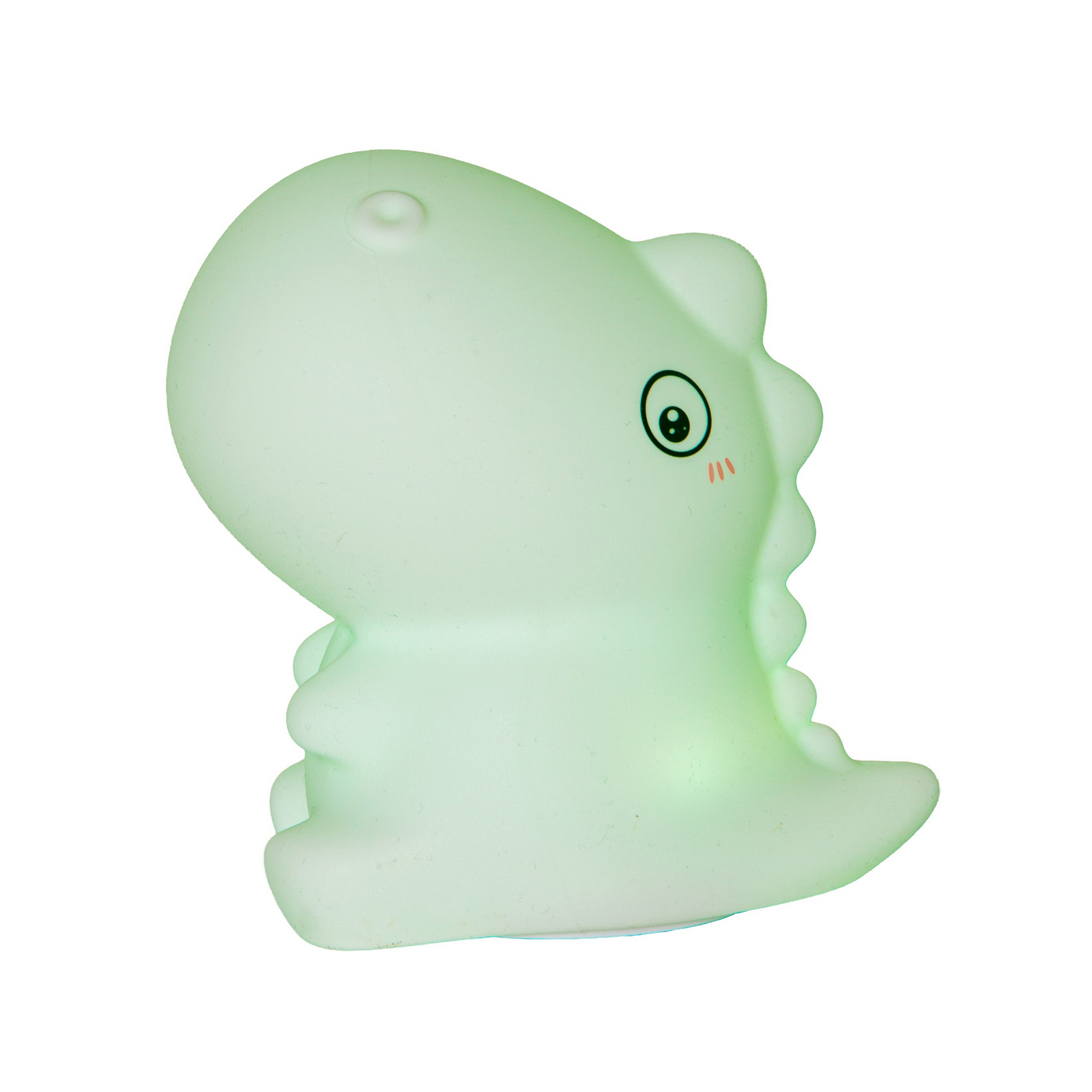 Akumulatorowa lampka nocna LED „Dino”, biała, wysokość 15 cm, RGB, sterowanie Akumulatorowa lampka nocna LED „Dino”, biała, wysokość 15 cm, RGB, sterowanie