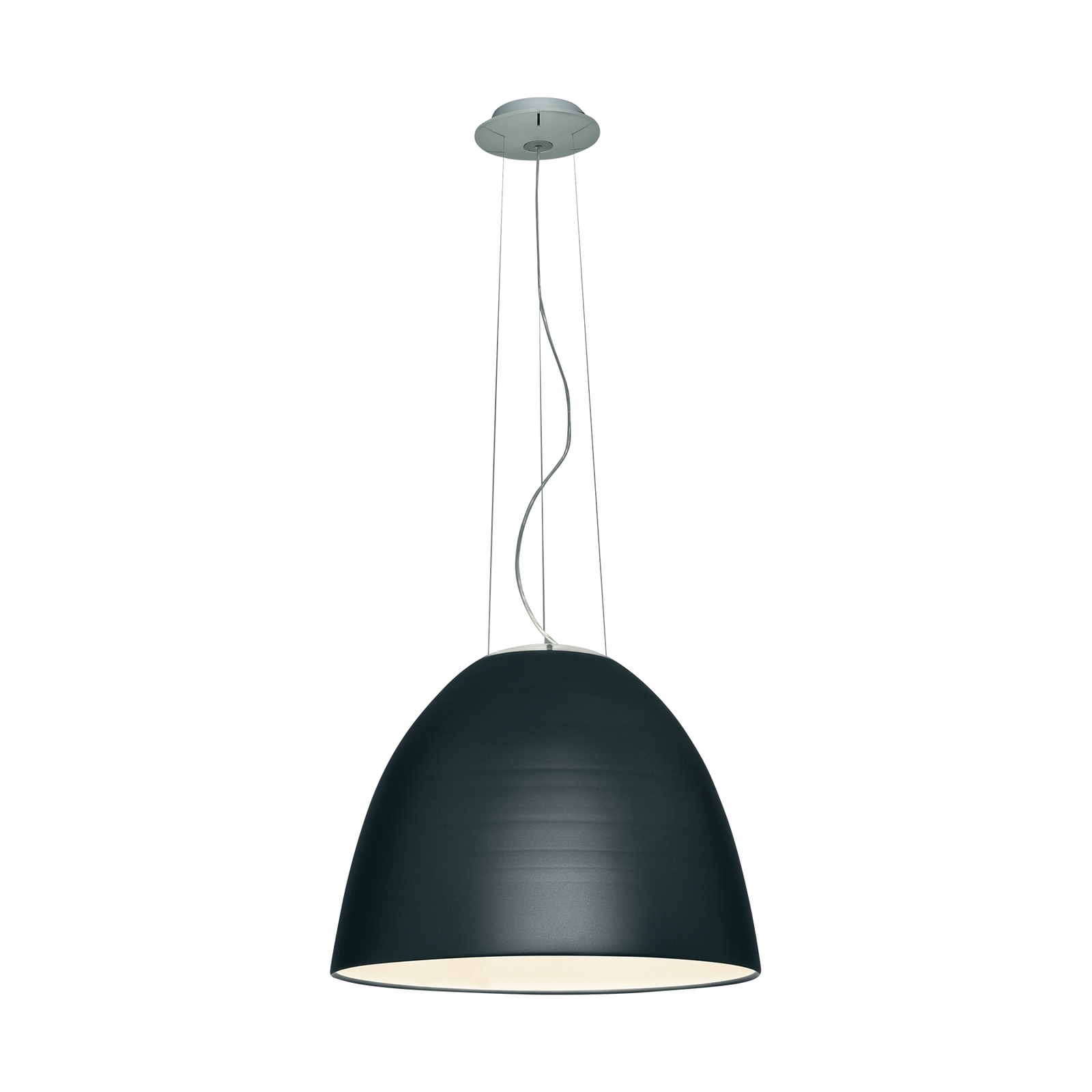 Artemide Nur White Integralis colgante antracita