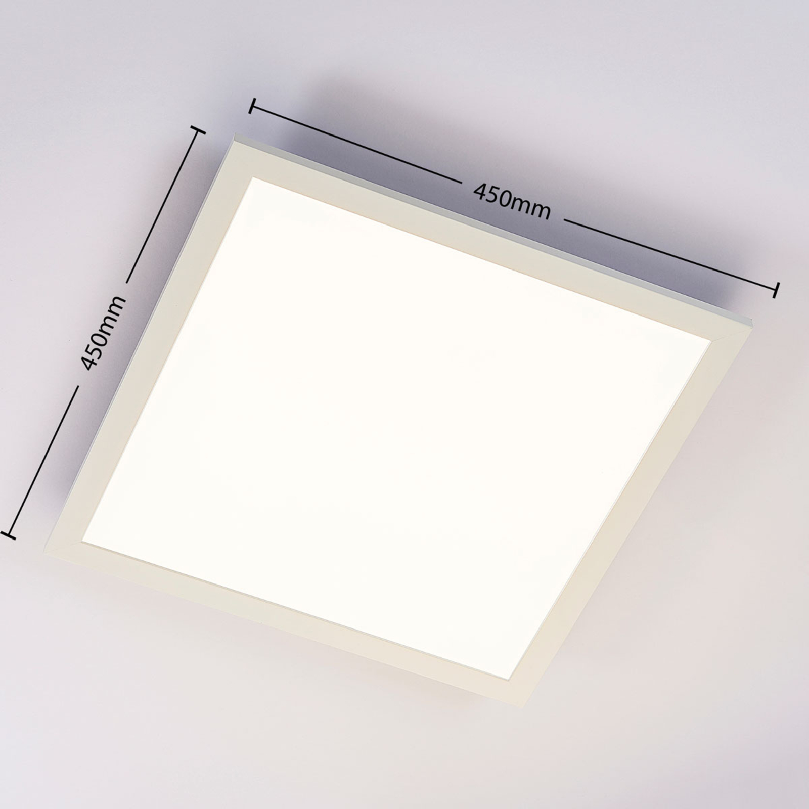 Arcchio Tinus panel LED, RGB, 45 cm x 45 cm