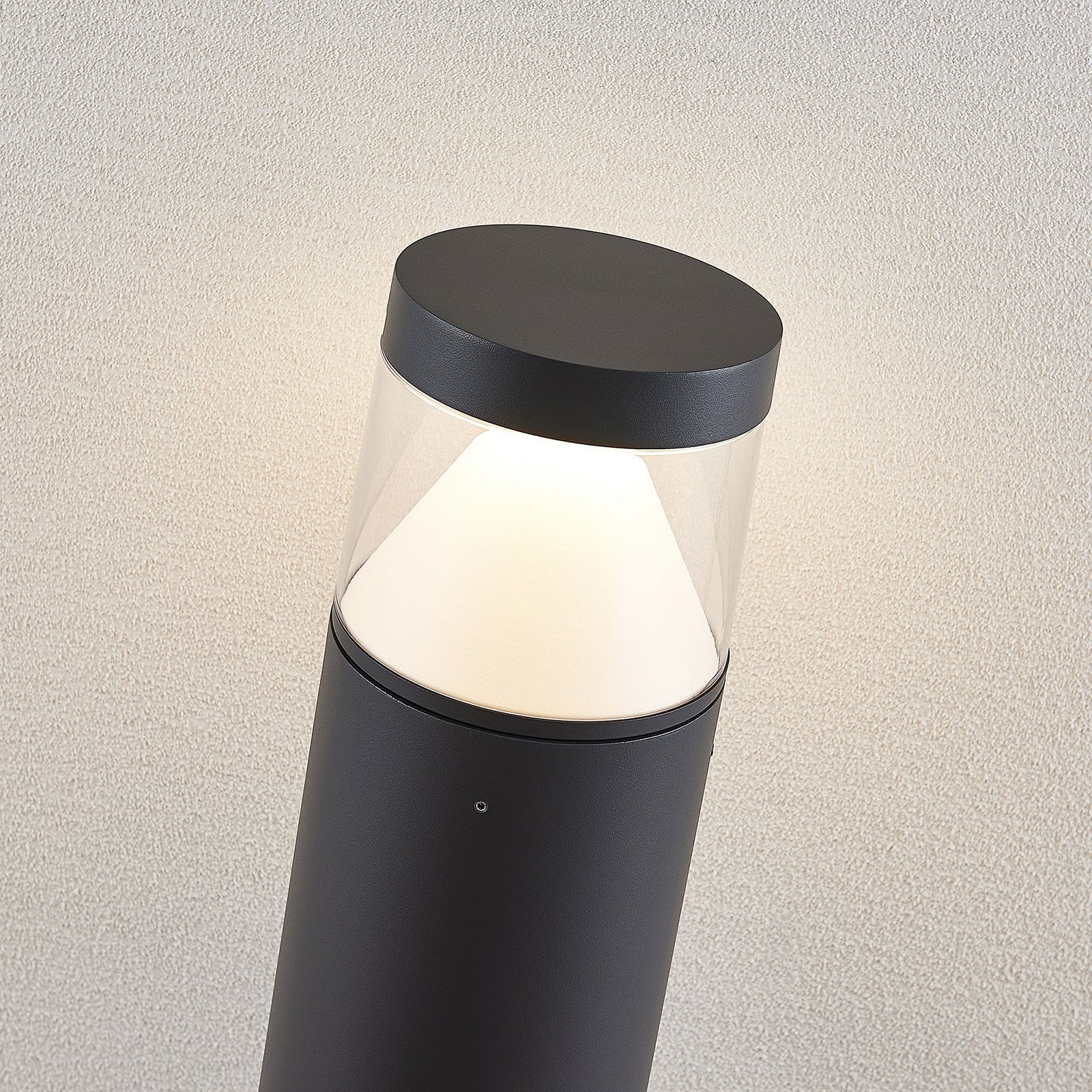 Darja Utendørs Hage Lampe Dark Grey/White - Lucande