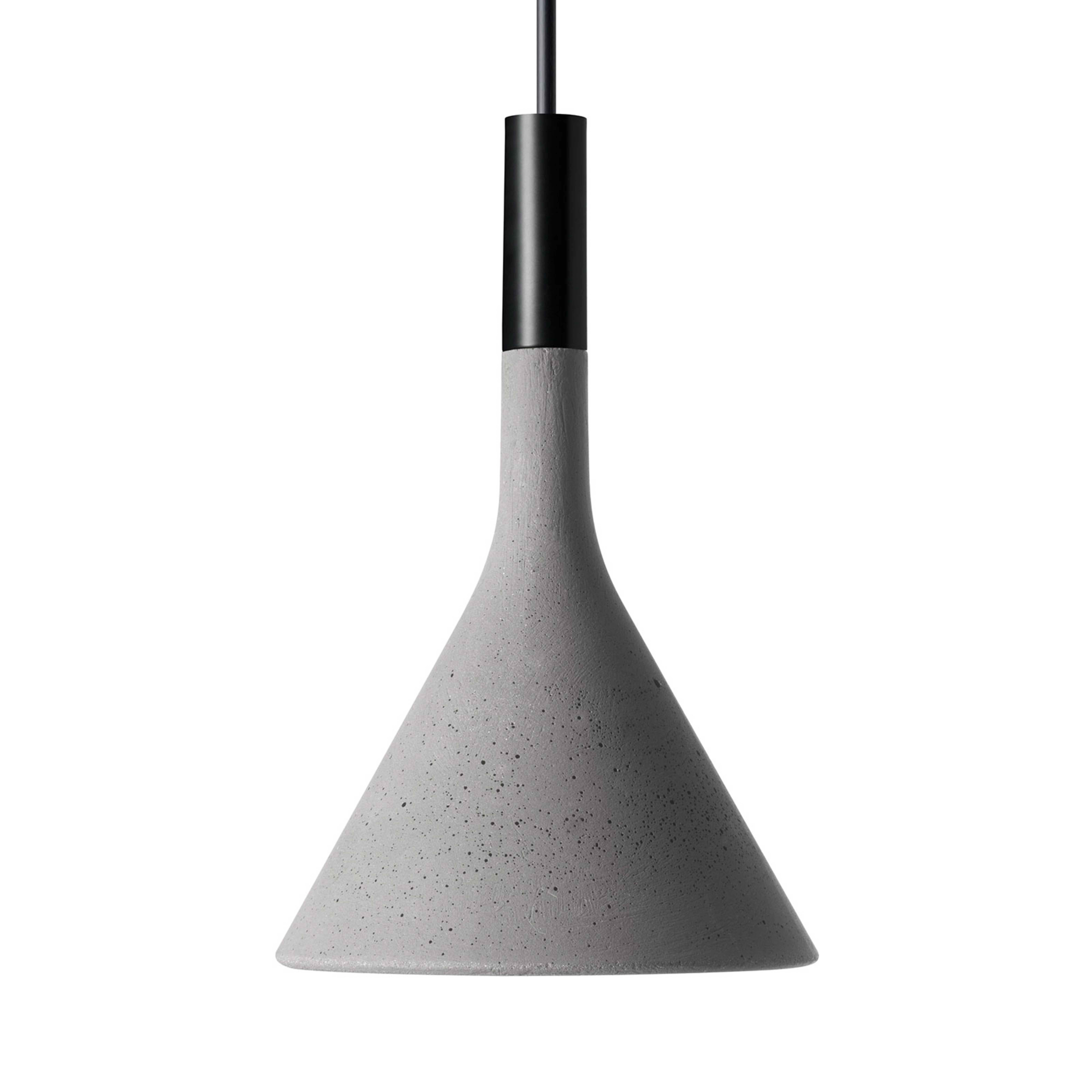 Foscarini Aplomb Mini Hängeleuchte aus Beton, grau