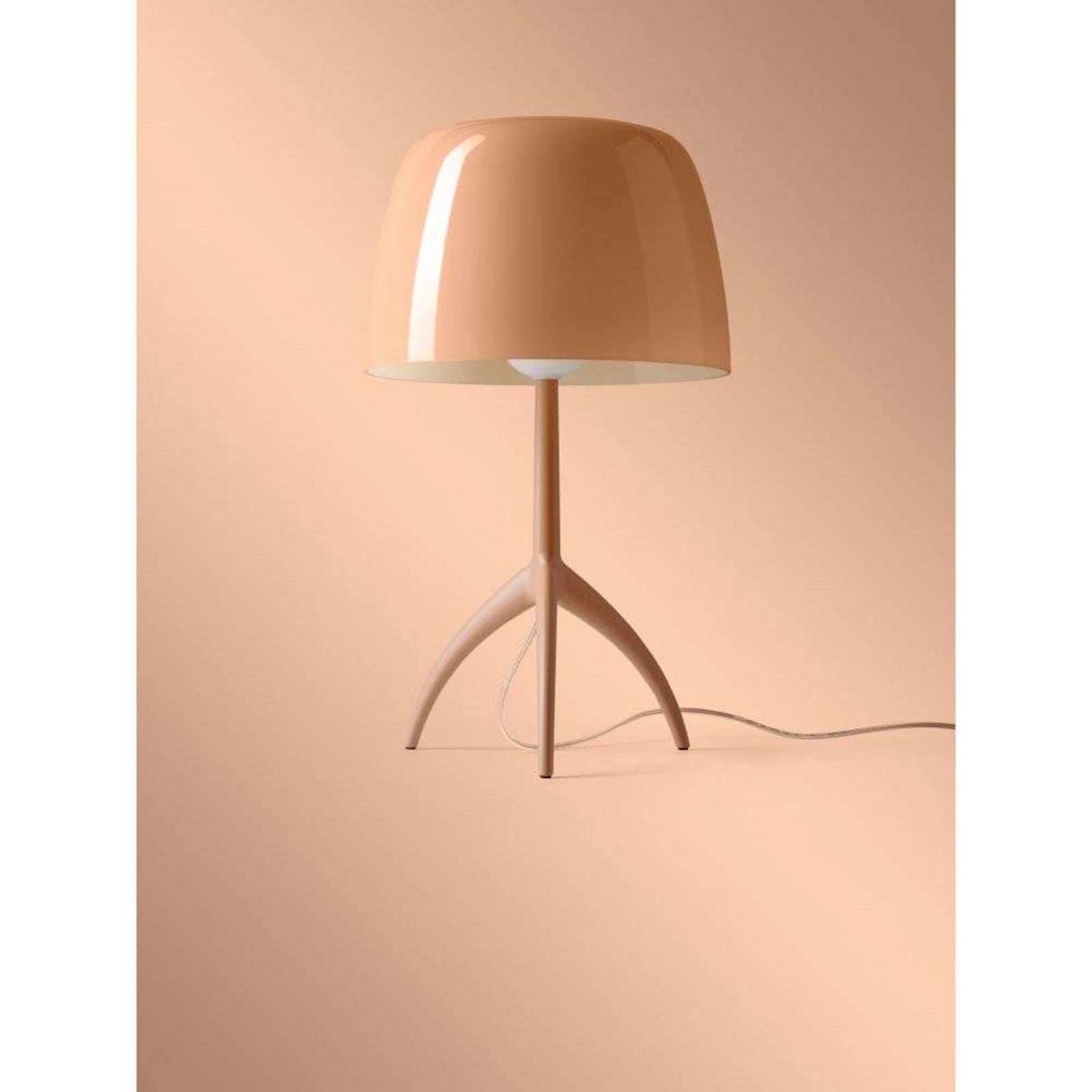 Lumiere Grande bordlampe, cipria beige, 45 cm Foscarini - Stue - Aluminium