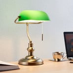 Lindby table lamp Milenka, bronze, height 38cm, metal