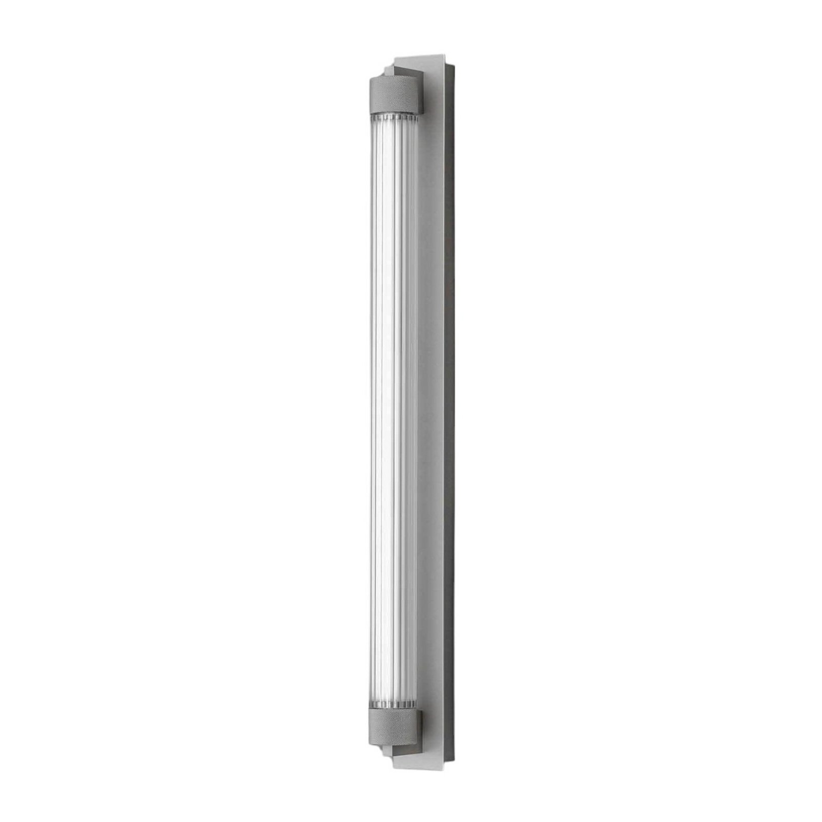 OLEV LED-Wandlampe CHARMER, titan, Metall/Glas, 2.700 K IP44