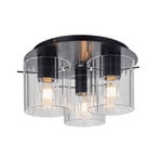 Eirian 3 Plafonnier Clear/Black - Lucande