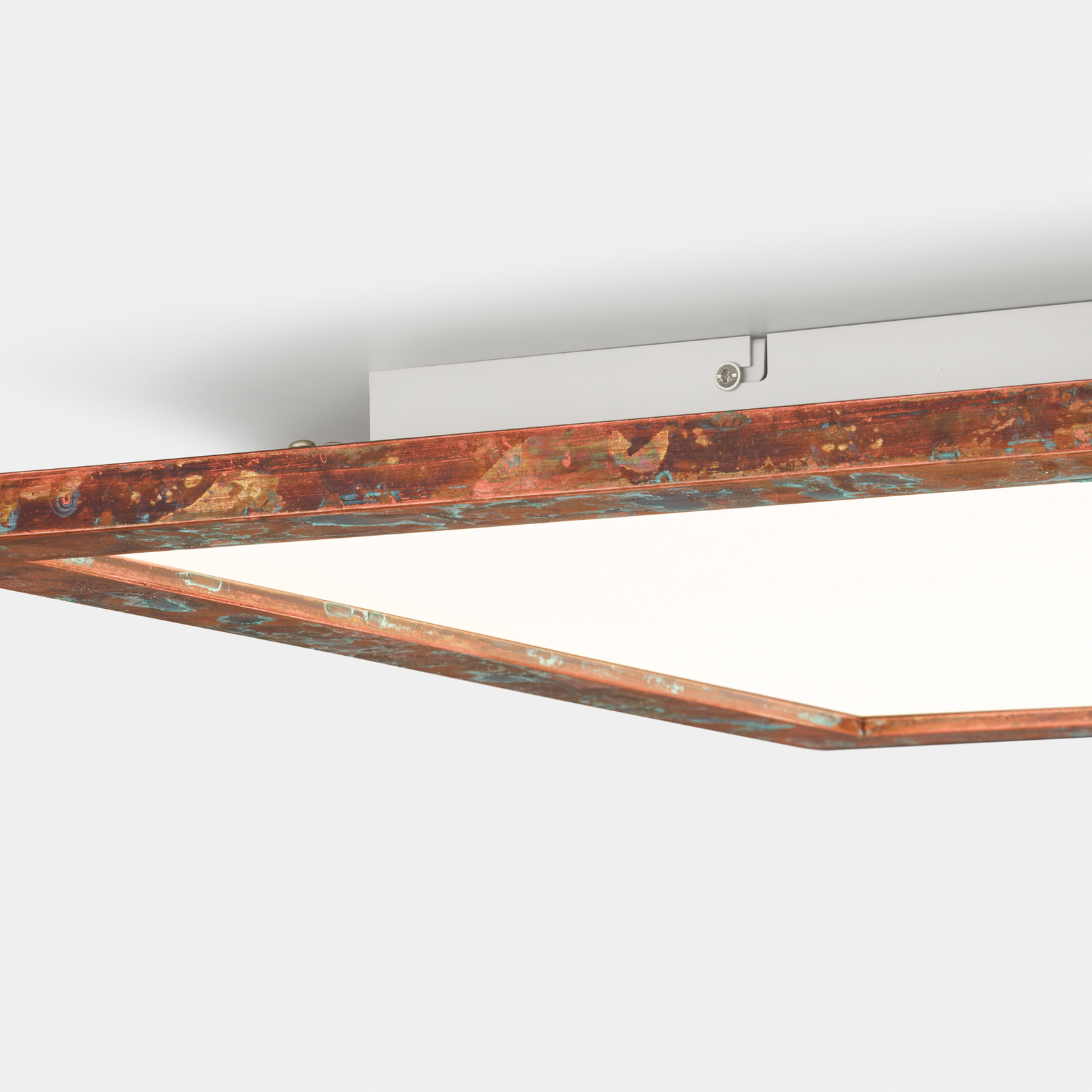 Painel LED Quitani Aurinor, cobre, 68 cm