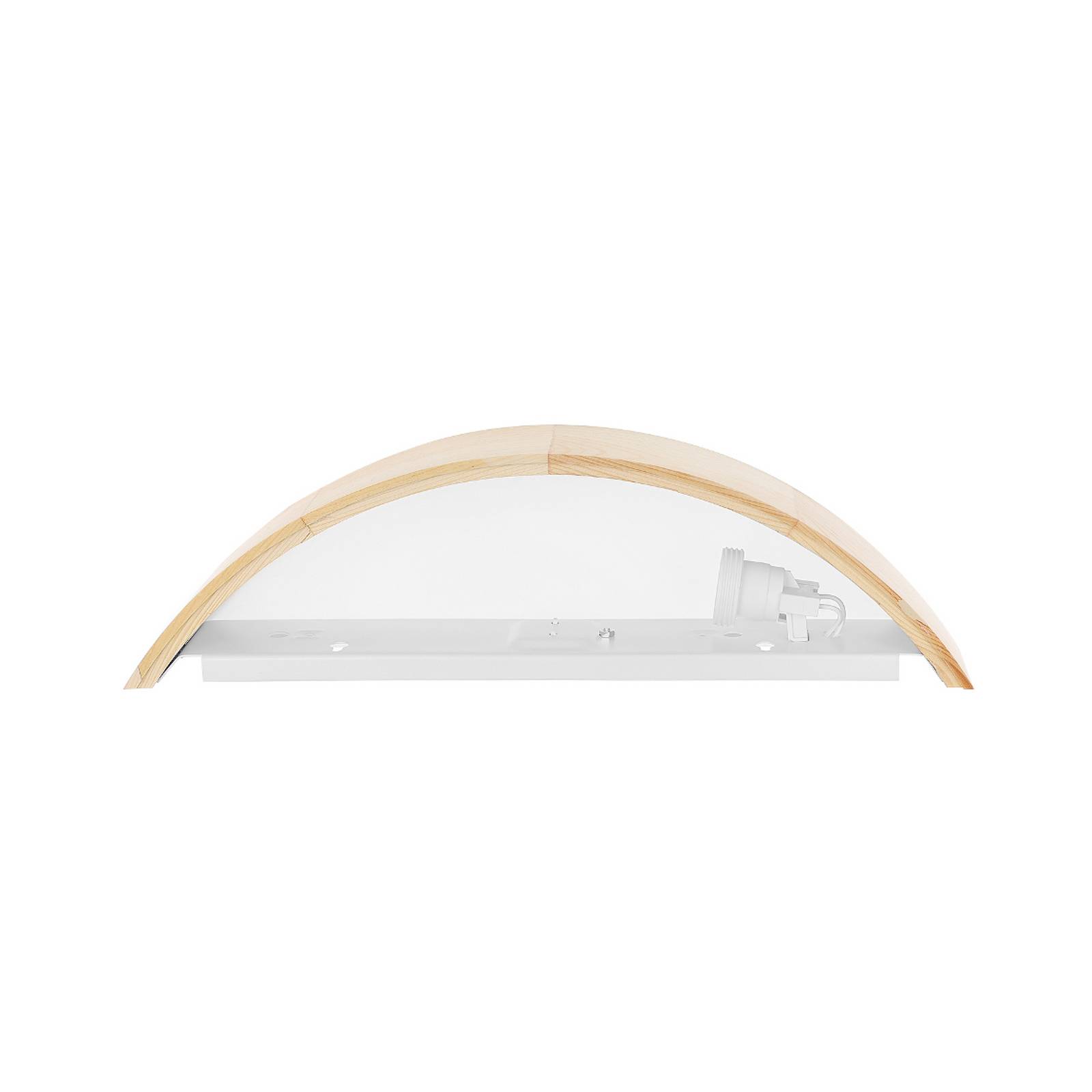 Wandleuchte Cleo D1DR410, Pinienholz, 41 cm lang, E27 günstig online kaufen
