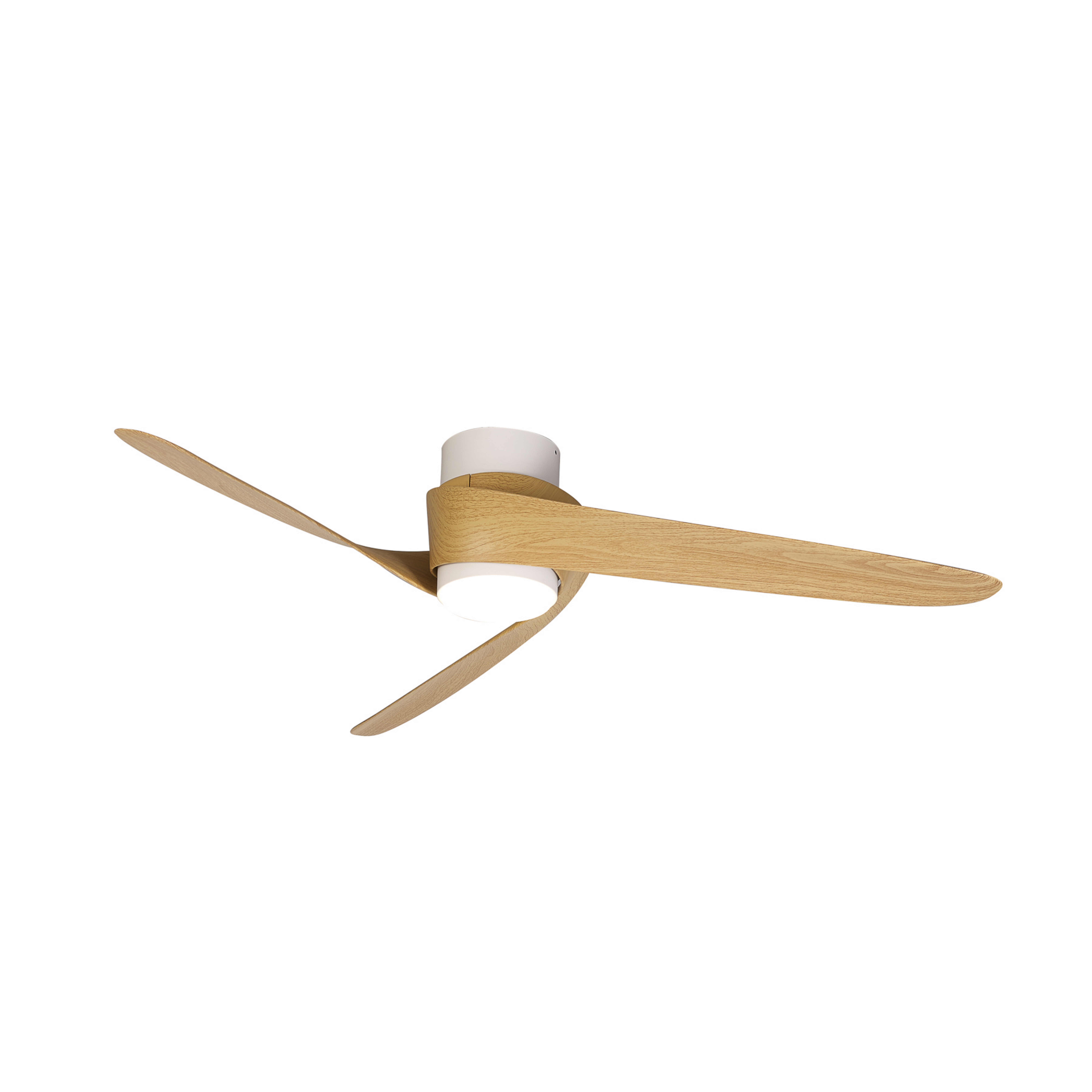 LED-Deckenventilator Groenland M weiß/holz DC leise - Mantra