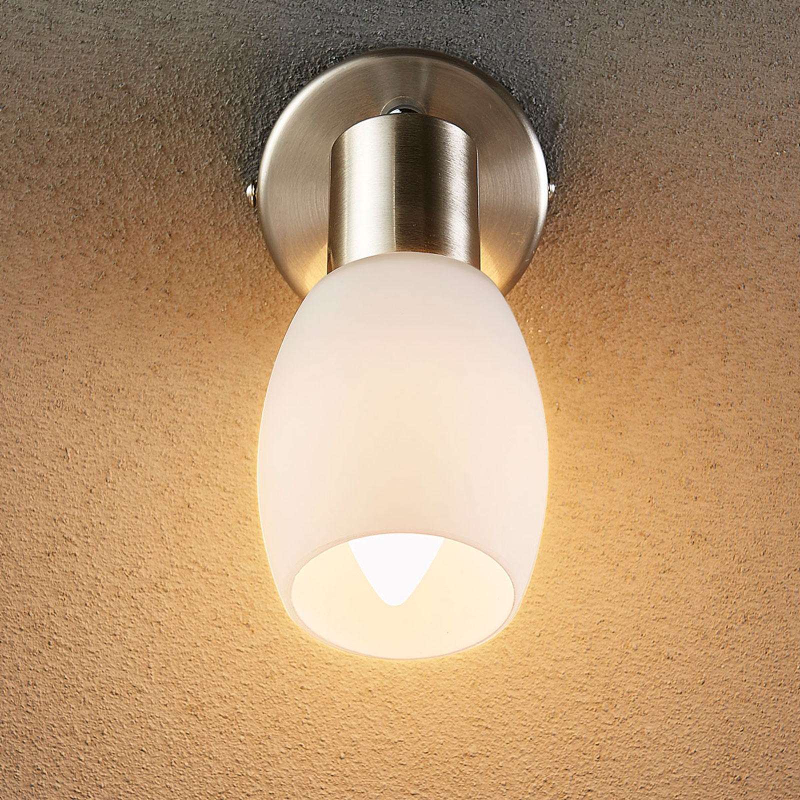 Lindby Arda spotlight, glass, one-bulb