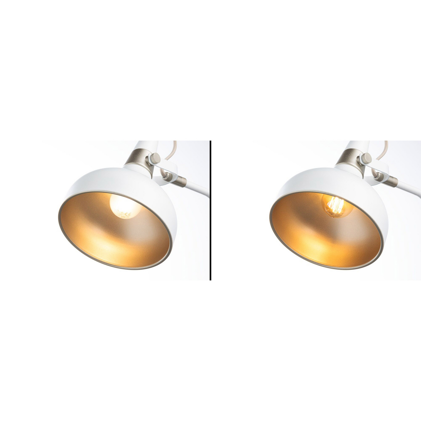 Paulmann Juna STYLE floor lamp, white, height 158 cm, metal