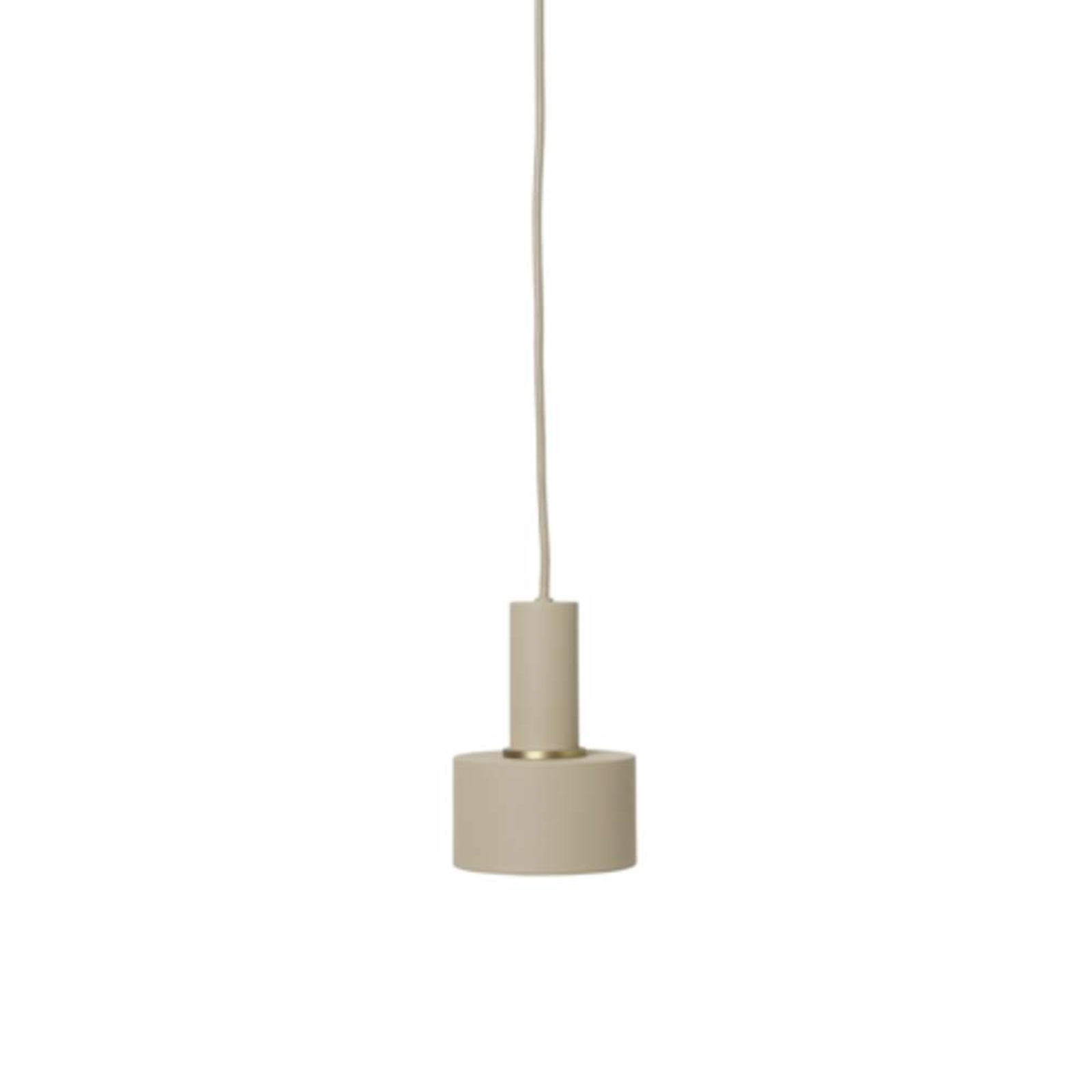 Collect Závěsná Lampa Disc Low Cashmere - Ferm Living