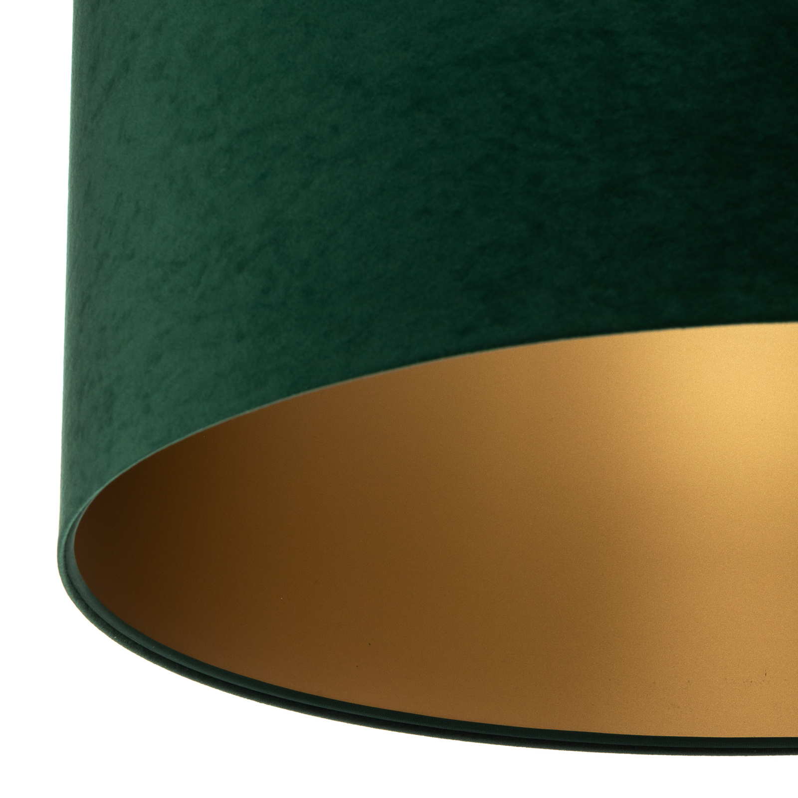 Lampa wisząca Salina, zielona/złota, Ø 60 cm