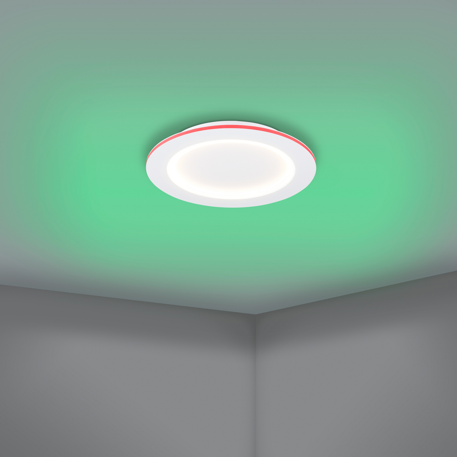 EGLO connect LED mennyezeti lámpa Padrogiano-Z, Ø 45 cm, fehér