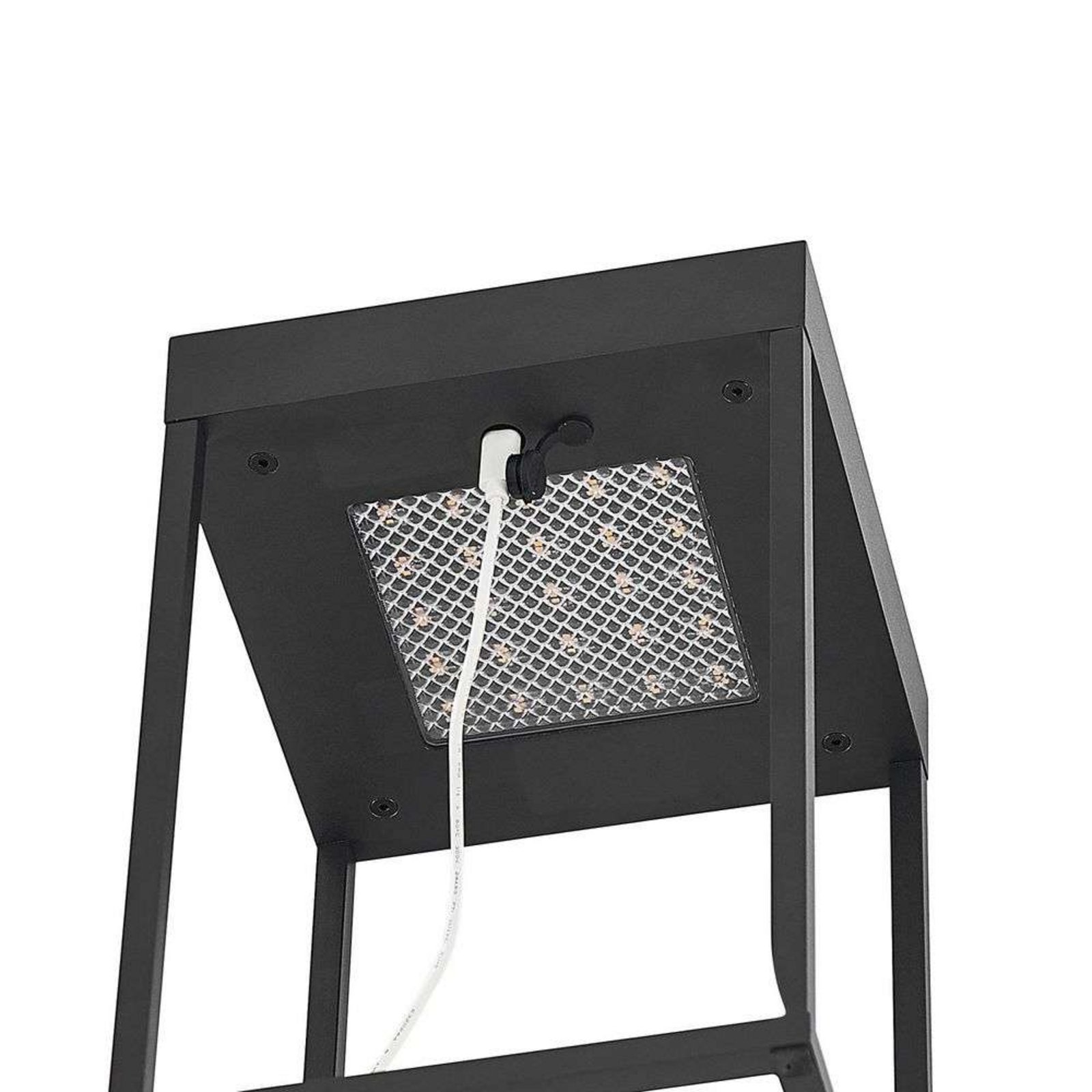 Lynzy LED Solar Cell Lamp H38,3 Black - Lucande