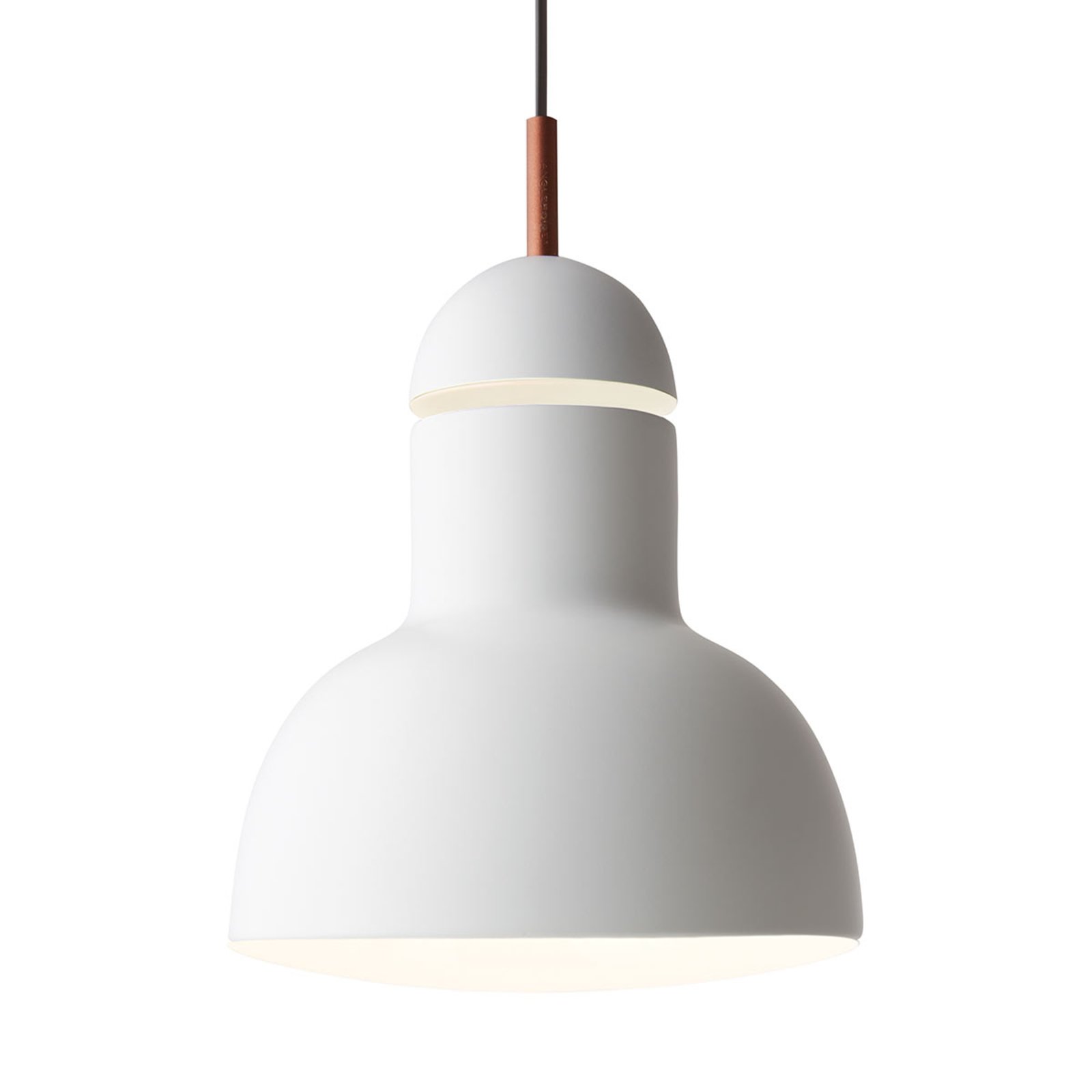 Anglepoise Type 75 Maxi pendant lamp alpine white, for Living / Dining Room, aluminium, E27, 15 W, energy efficiency: A++, H: 26 cm