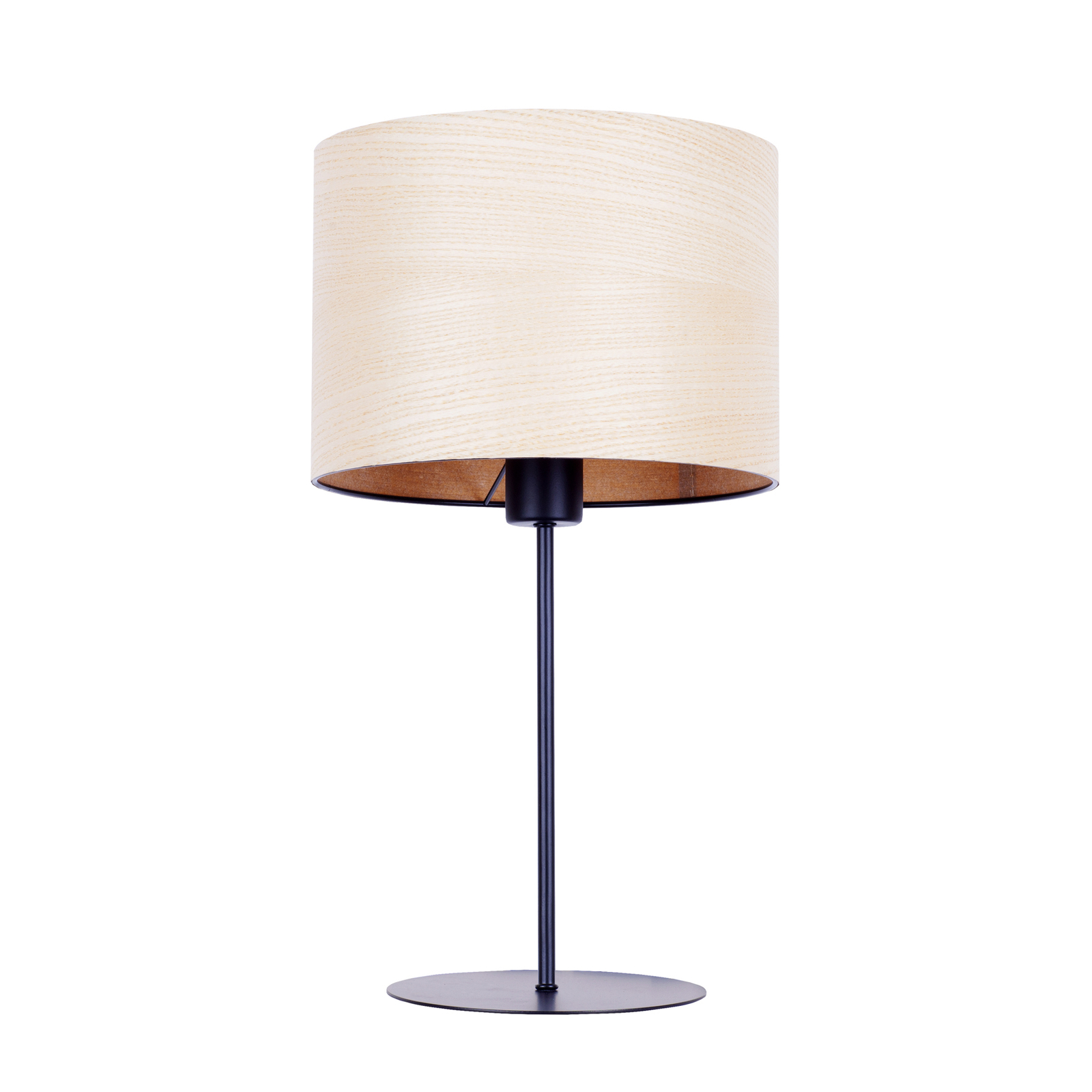 Envostar Veneer table lamp white ash Ø 25 cm