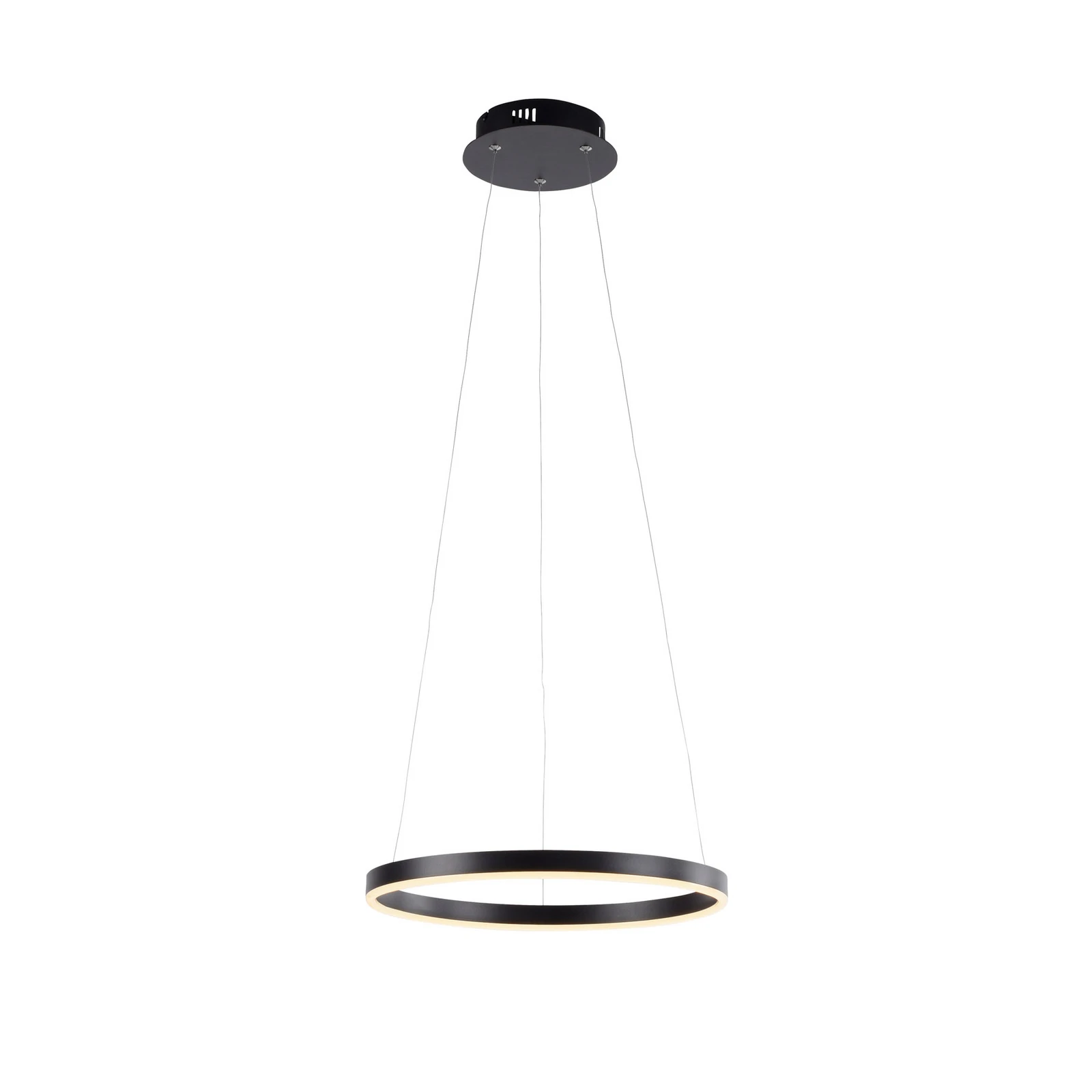 LED-Pendelleuchte Ritus, Ø 39,3cm, anthrazit