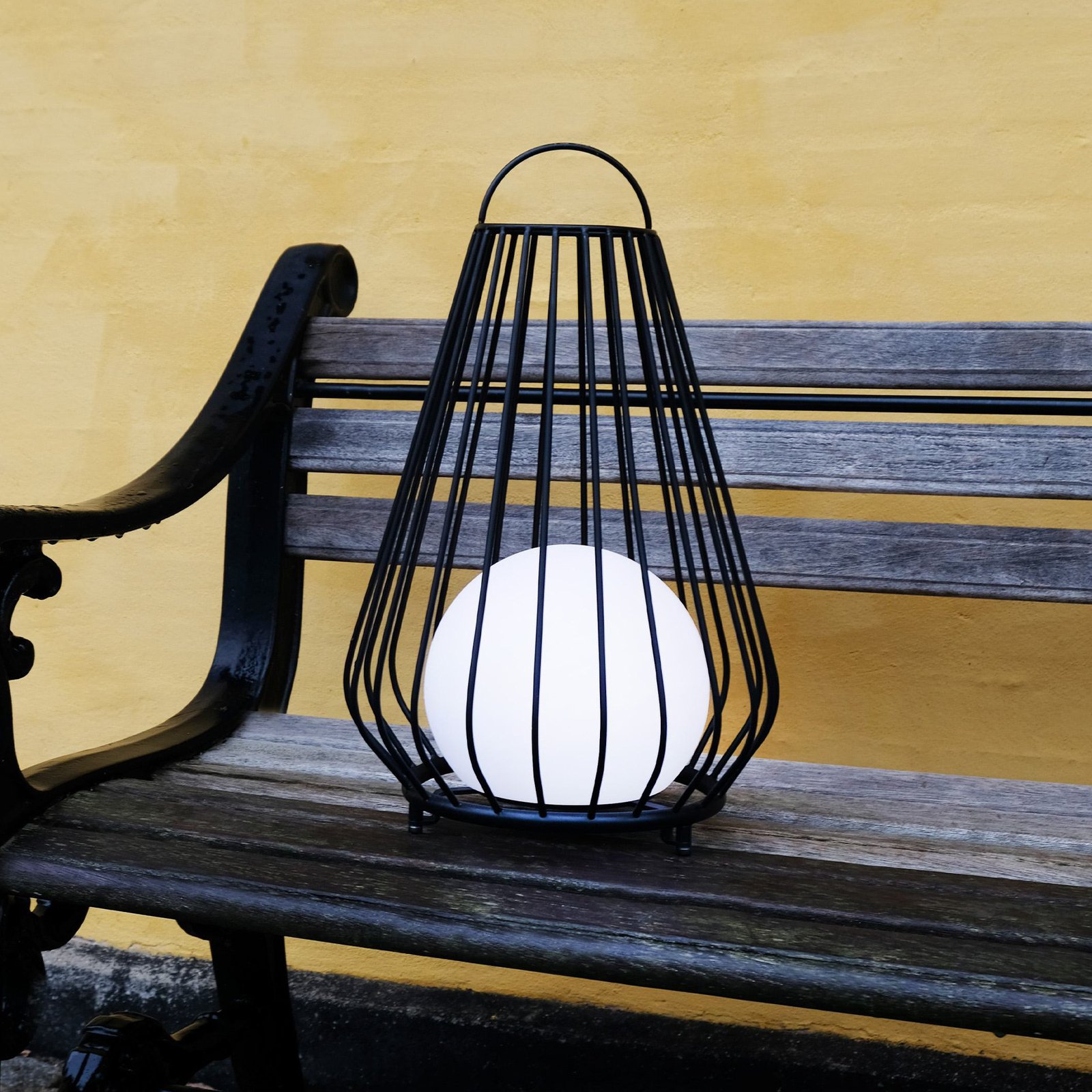 Evesham Outdoor Lantern Large Black - DybergLarsen