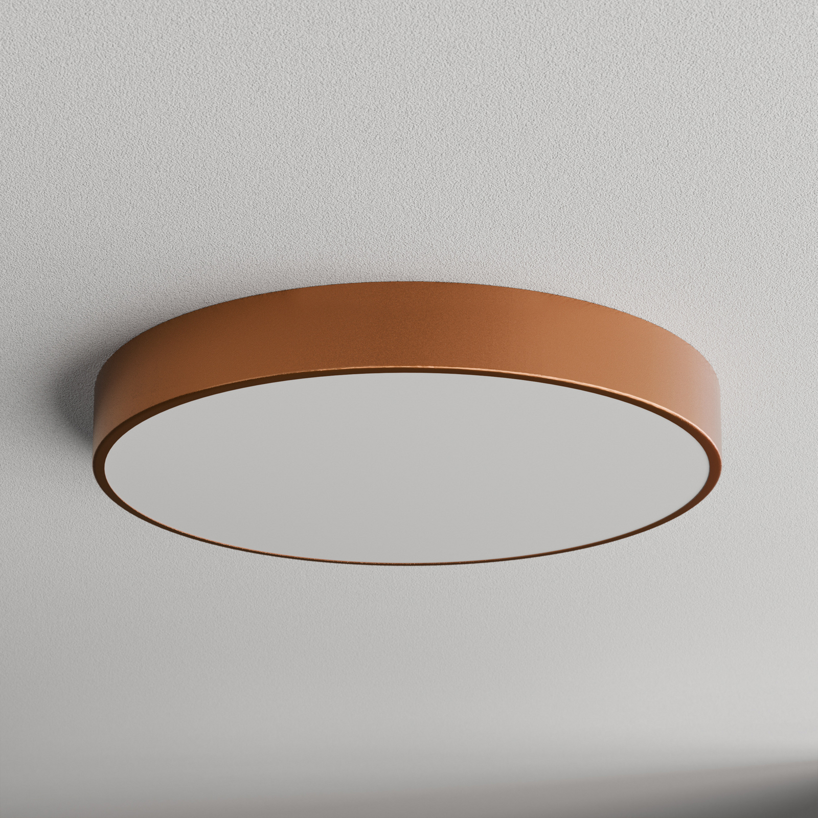 Stropné svietidlo Cleo 600, Ø 60 cm medená