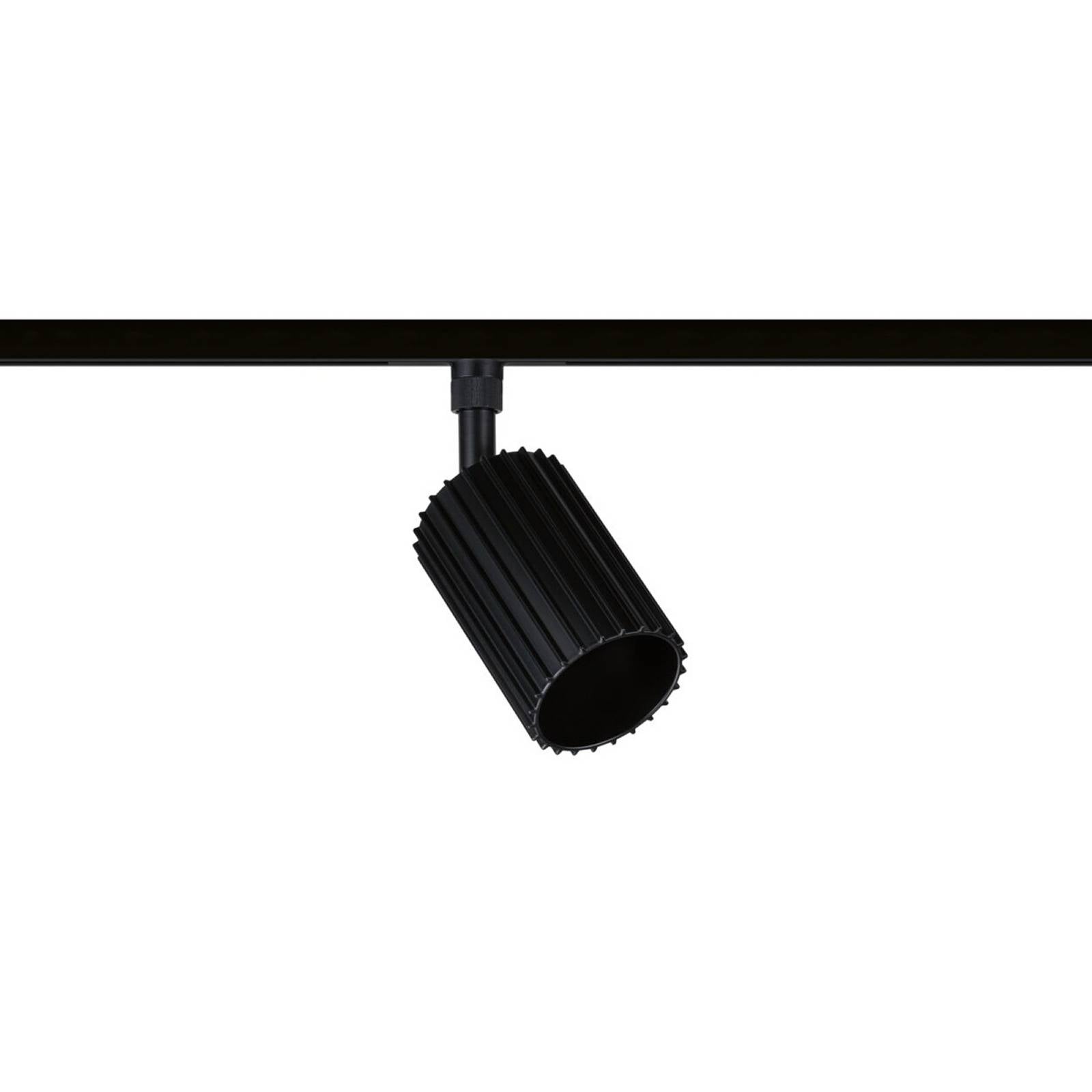 Paulmann URail Schienenspot Lirena, schwarz, Ø 6 cm, GU10