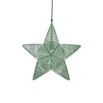 PR Home Rigel dekor-csillag fémből Ø 50 cm zöld