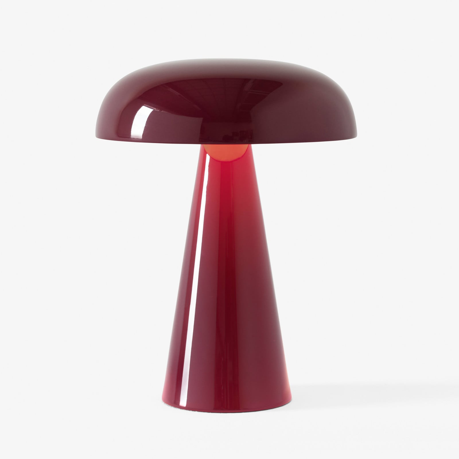 Como SC53 B&auml;rbar bordslampa R&ouml;dbrun &Tradition - Vardagsrum - Design - Metall - Med lampsk&auml;rm