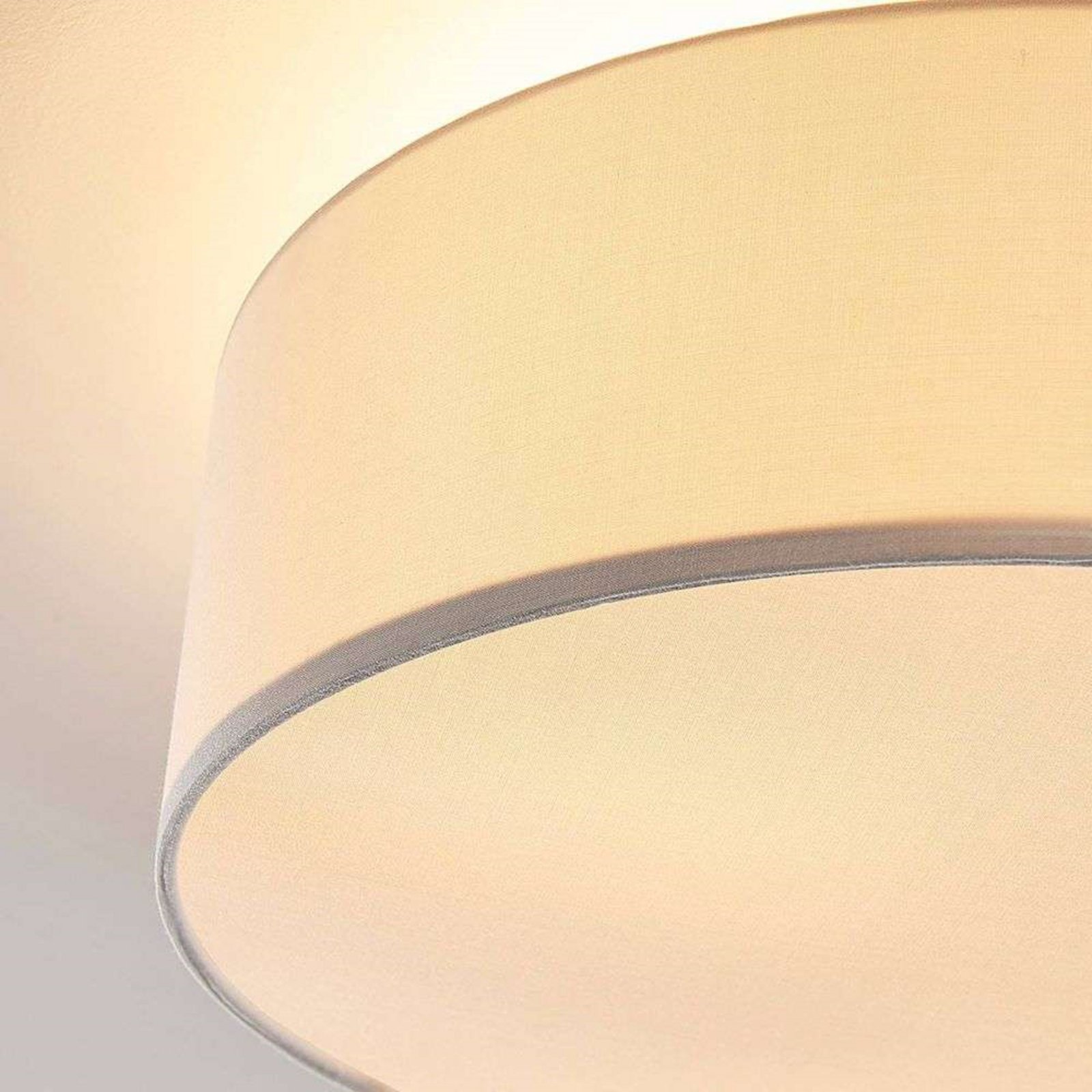 Sebatin Stropné Lampa Ø40 Cream/White/Nickel - Lindby