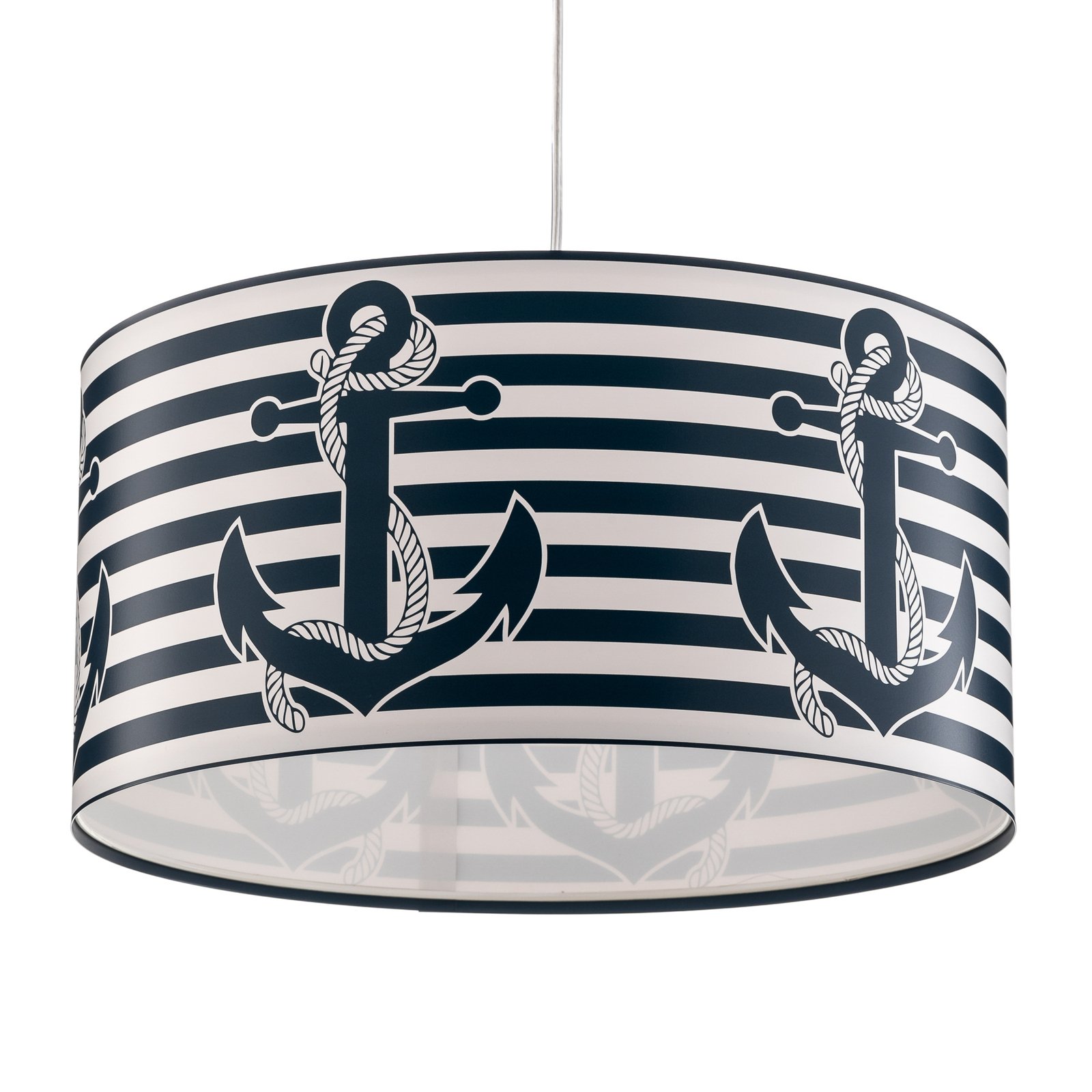 Morska lampa wisząca Ahoi z motywem kotwicy