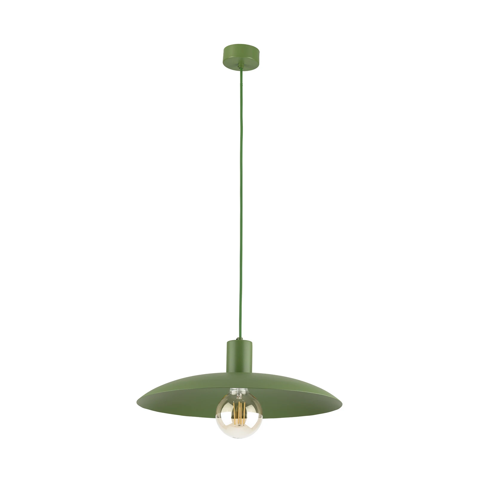 Astra viseća lampa, zelena, metal, Ø 41 cm, E27