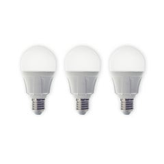 Bombilla LED Lindby, juego de 3, E27, 8,5 W, mate, 3.000 K