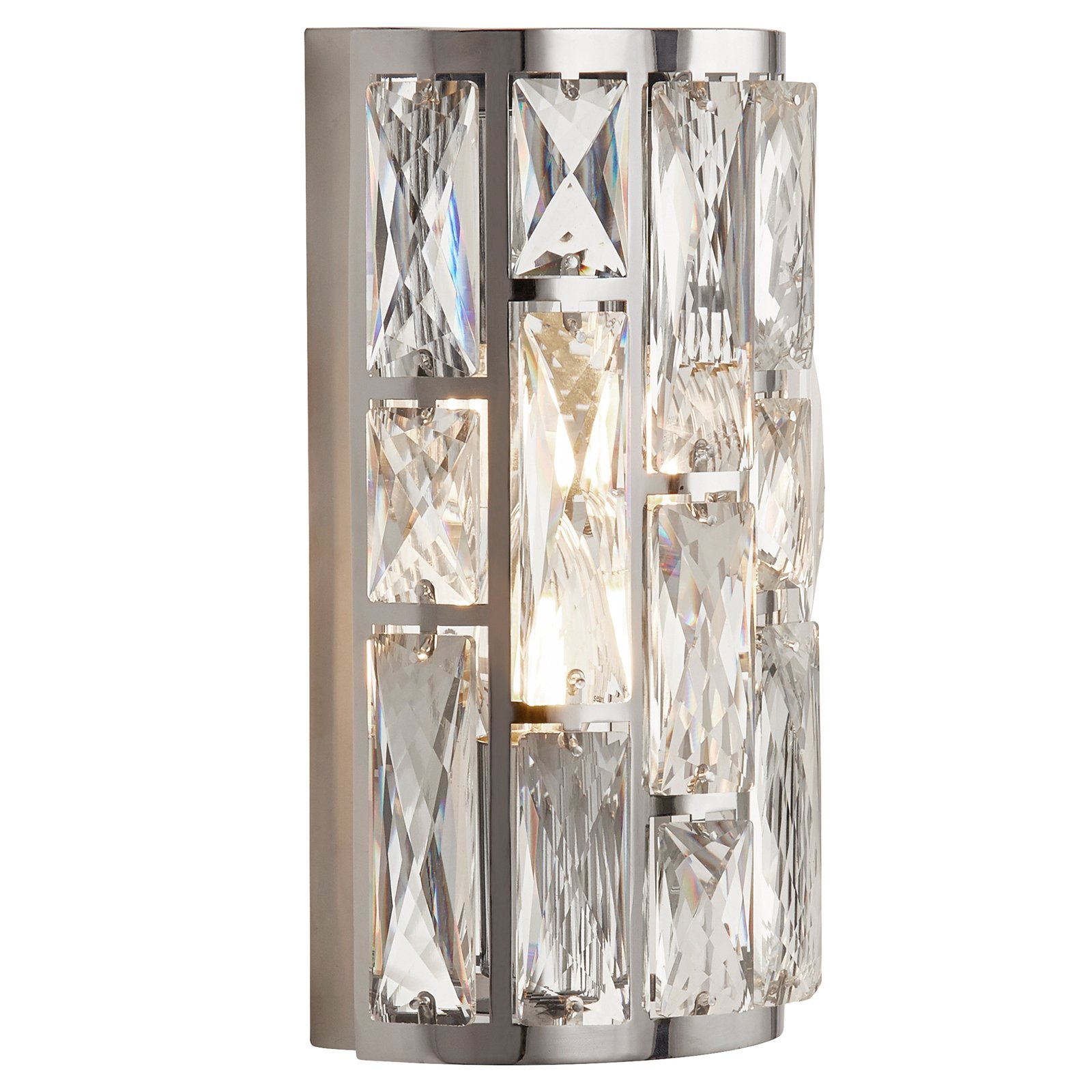 Vegglampe Bijou med krystaller