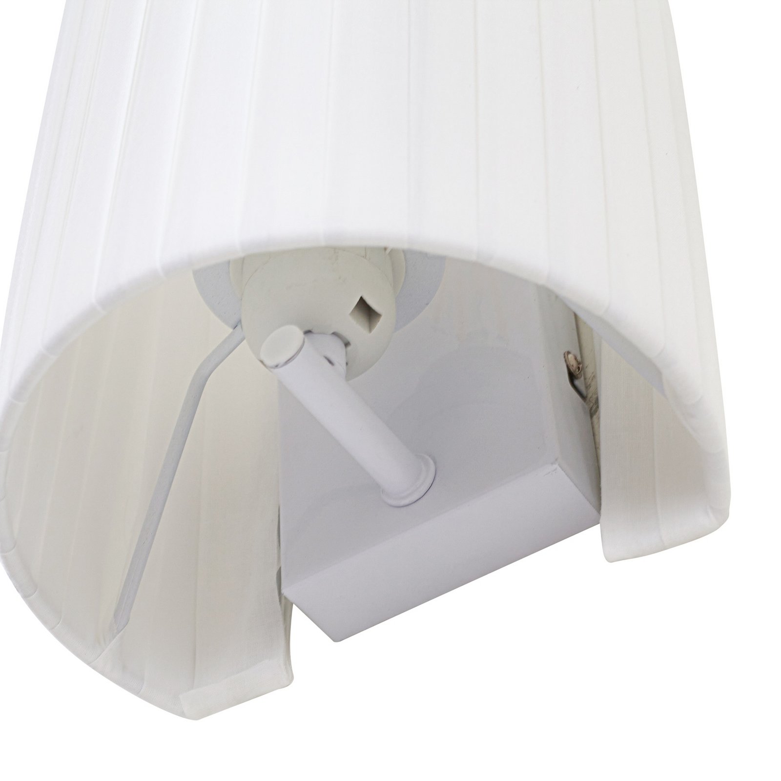 Virelle Wandleuchte weiß E27 21 cm - Lindby Virelle Wandleuchte weiß E27 21 cm - Lindby