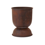 HOURGLASS Plant pot, iron rust colour, 30 cm - ferm LIVING