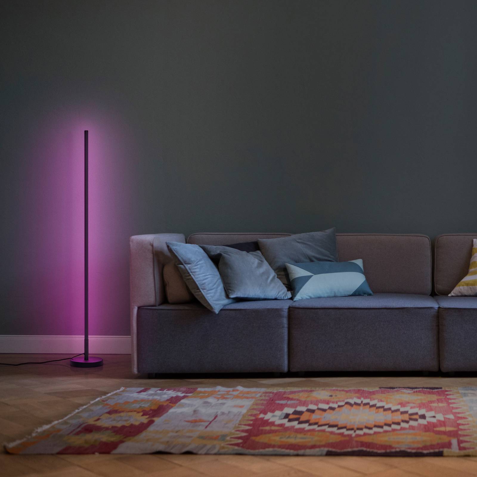 LEDVANCE SMART+ WiFi Floor round golvlampa svart