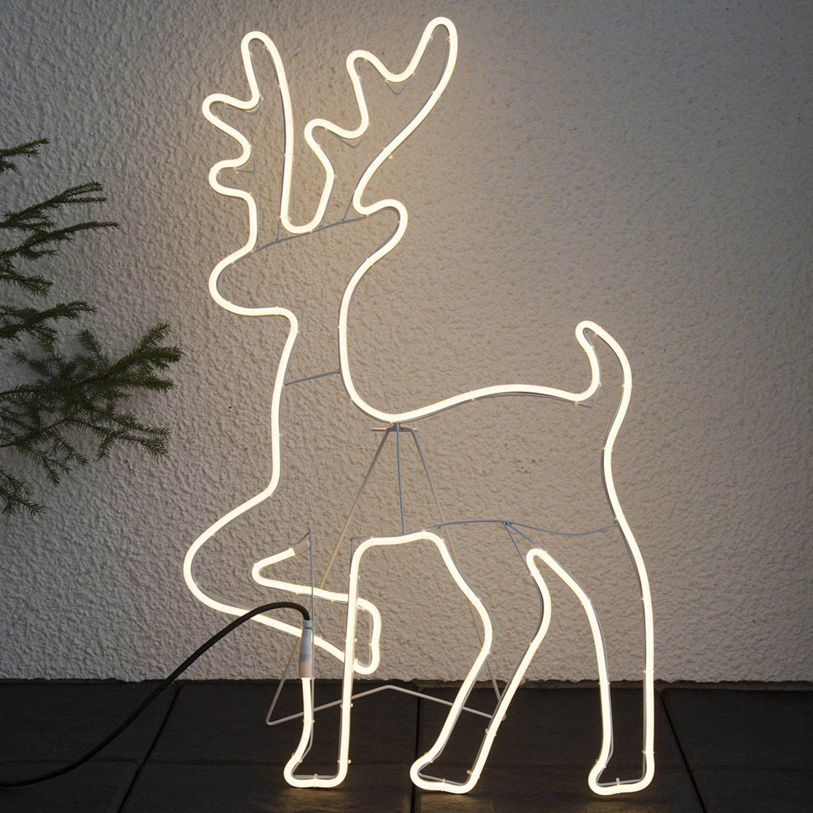 NeoLED LED dekorációs figura rénszarvas sziluett