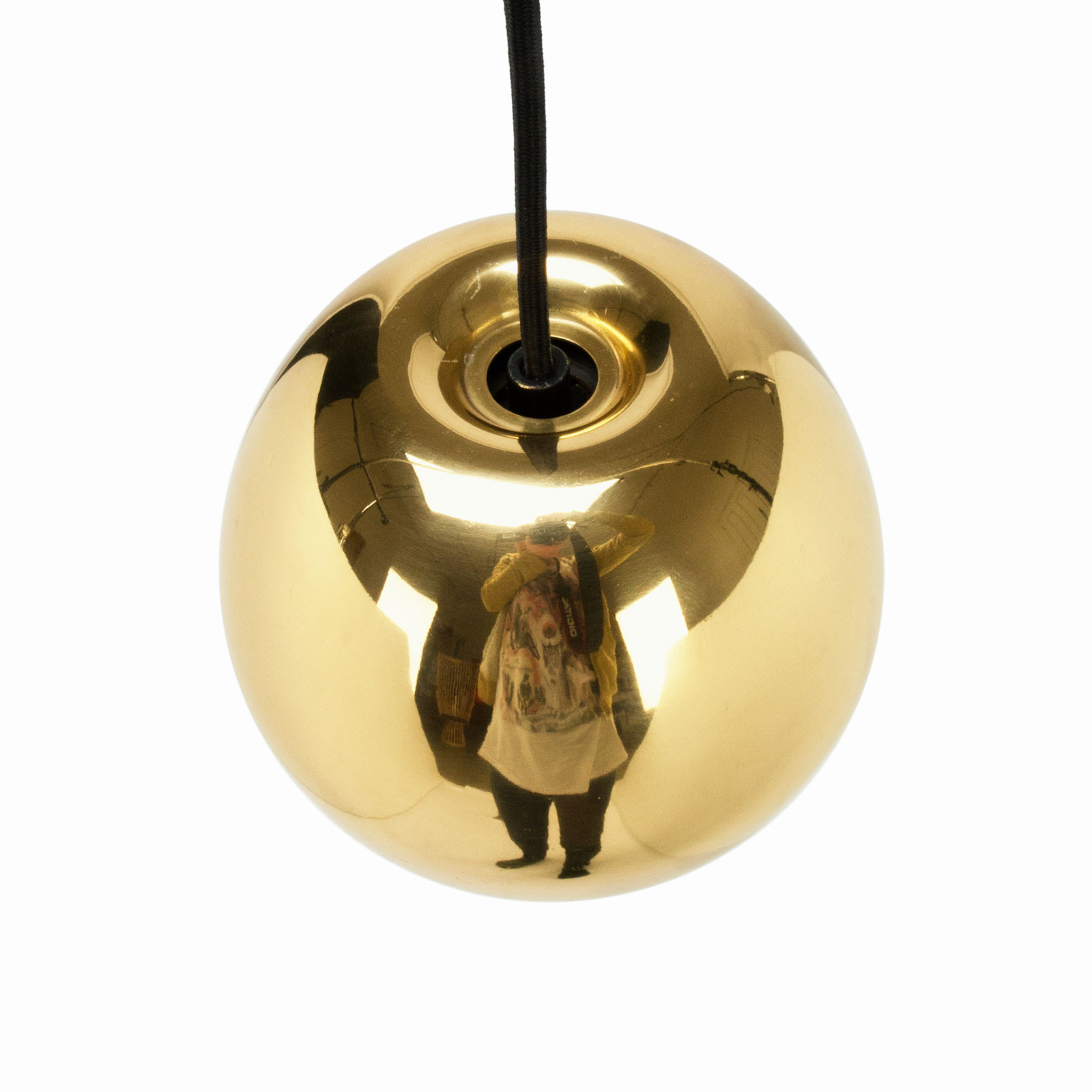 Tom Dixon Void Mini lampă pendul LED Ø15cm alamă - Camera de zi / sufragerie - design - Metal