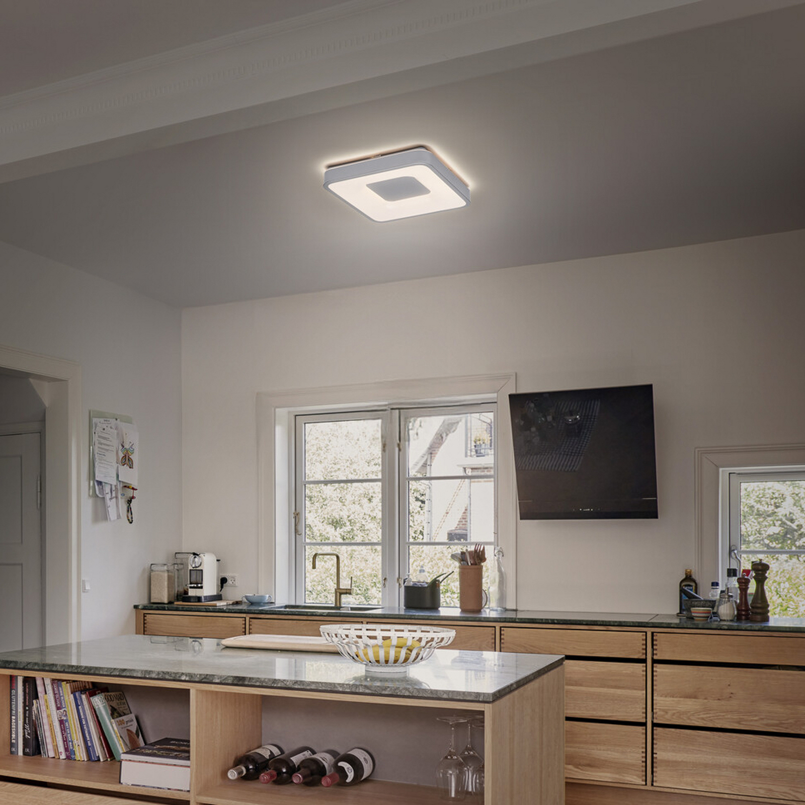 Φωτιστικό οροφής LED ORBIS PIANA της OSRAM, λευκό, 49 x 49 εκ., clickdim Φωτιστικό οροφής LED ORBIS PIANA της OSRAM, λευκό, 49 x 49 εκ., clickdim