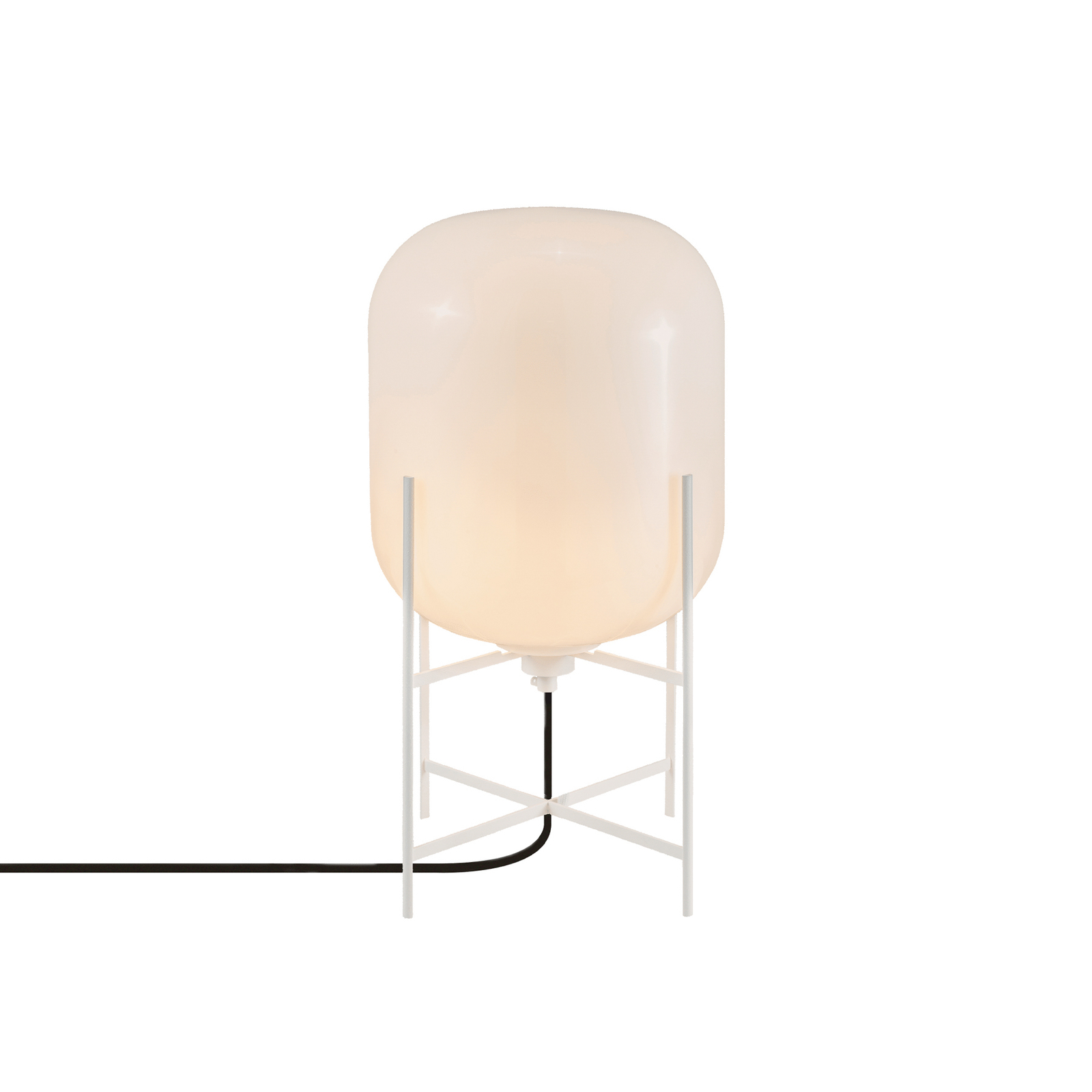 pulpo bordlampe Oda Small, hvit/hvit, høyde 45 cm