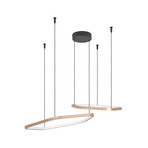 Suspension LED Estrella, bronze, à 2 lampes, CCT - Stars of Light