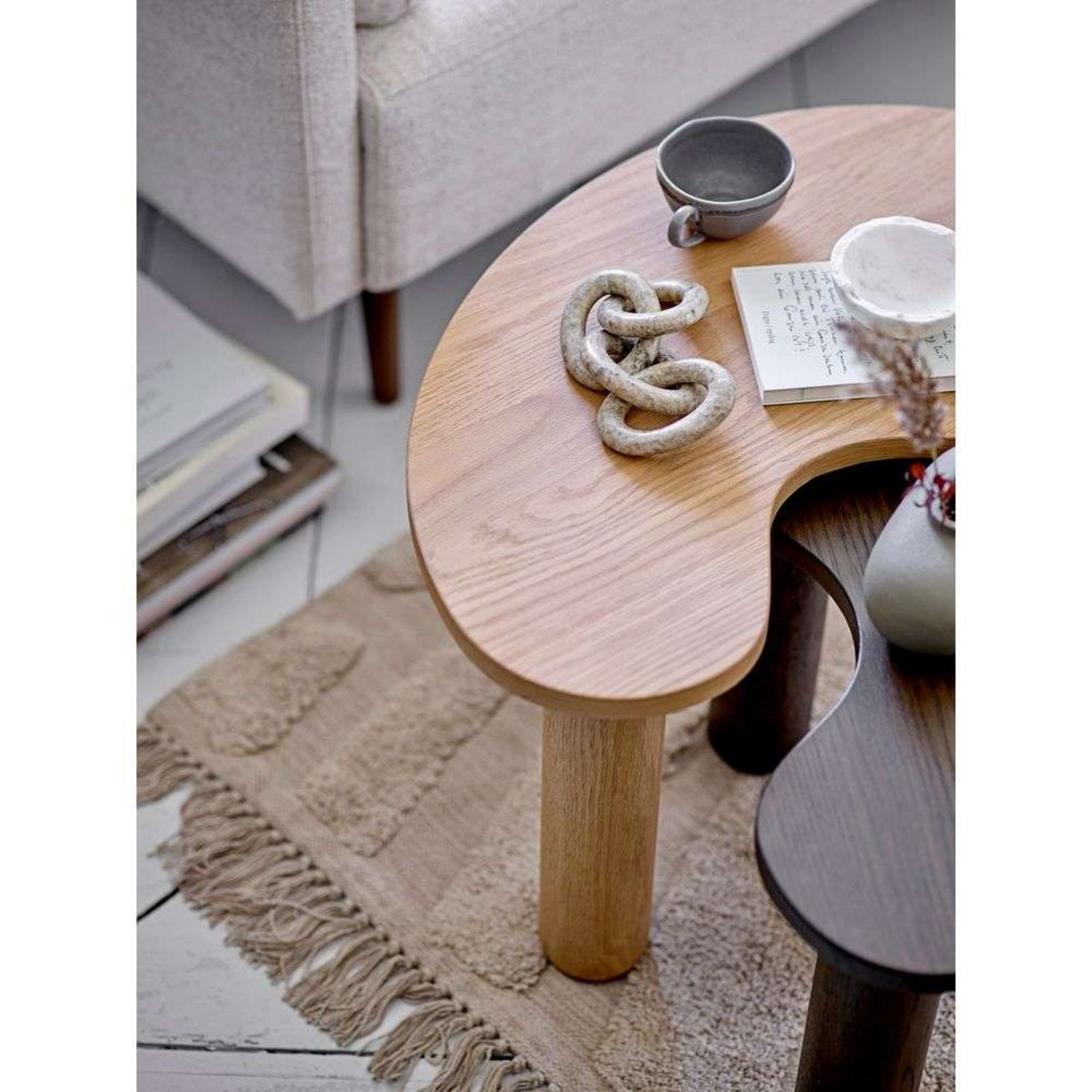 Luppa Coffee Table Brown/Rubberwood - Bloomingville