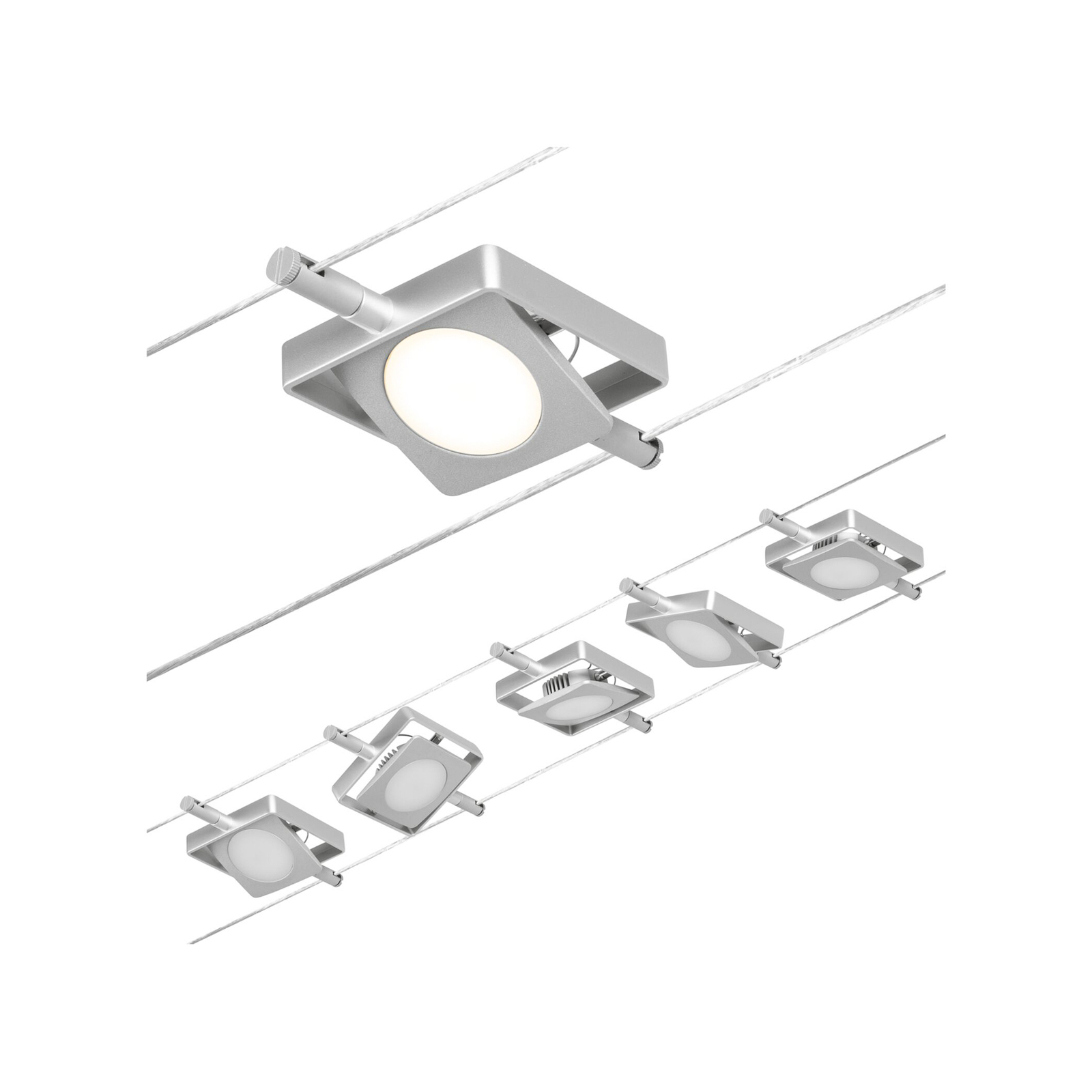 Paulmann Wire MacLED LED-Seilsystem, fünfflammig