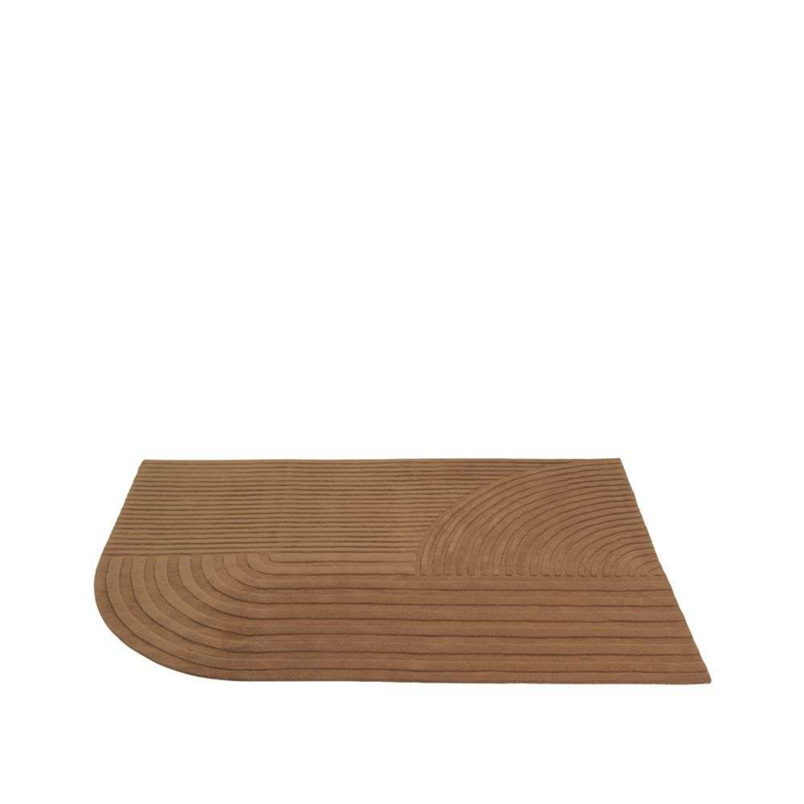 Relevo Rug 170x240 Burnt Orange - Muuto