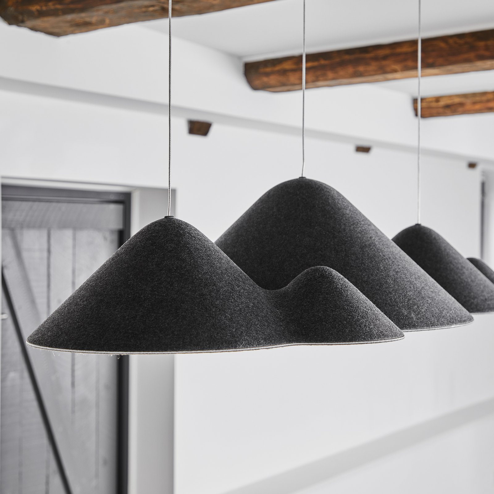 Panorama Pendelleuchte Large Mix Black/Grey - Loom Design