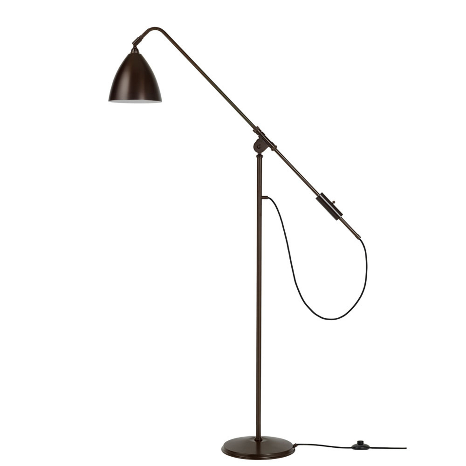 Bestlite BL4 Floor Lamp Ø21 Black Brass/Black Brass - GUBI