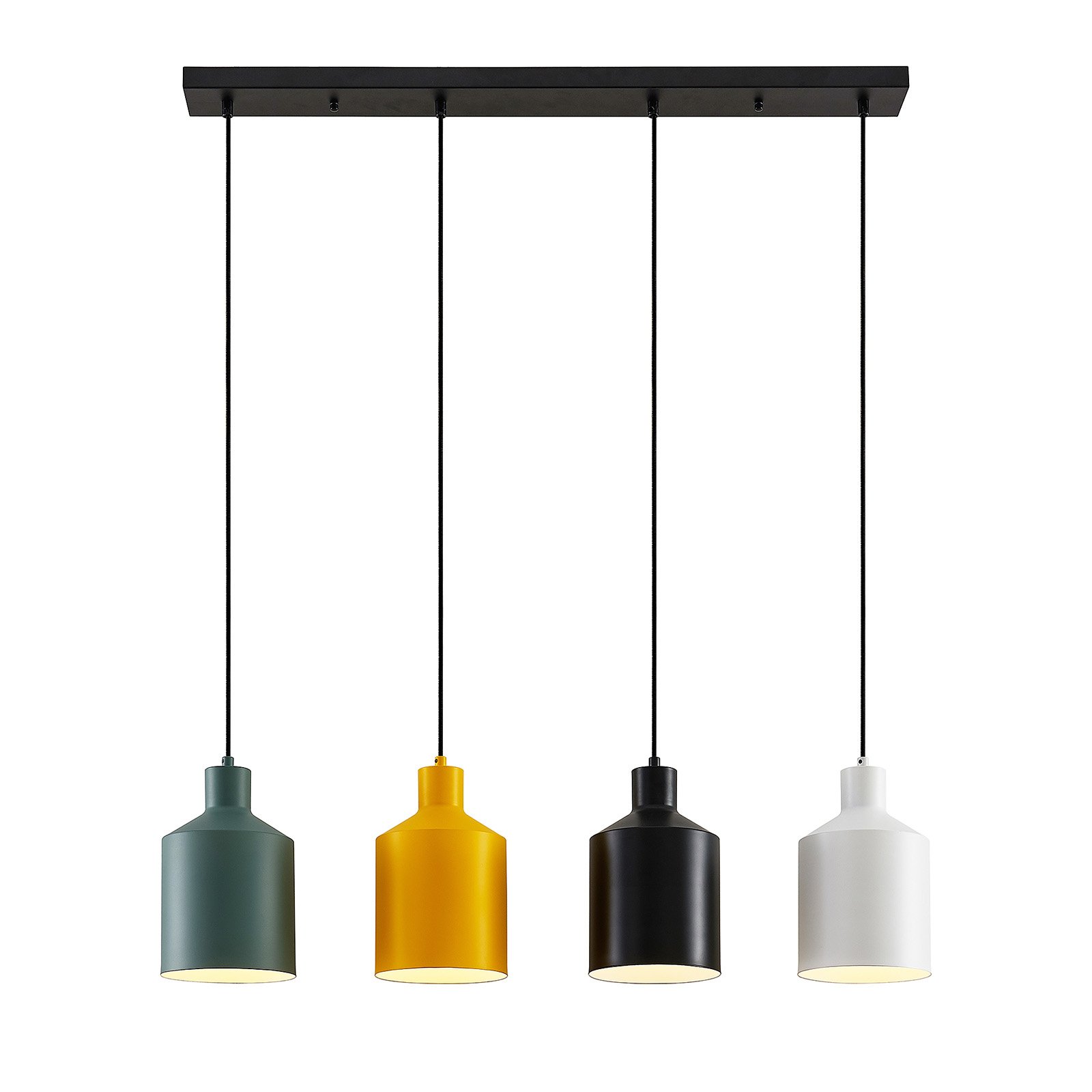 Tirane Suspension Black/White/Green/Yellow - Lindby