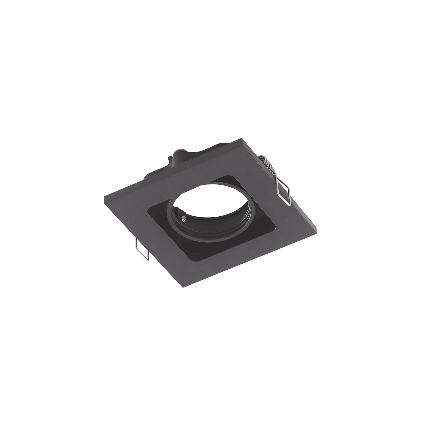 Lindby Downlight Thorid, noir, 10 x 10 cm, lot de 10, GU10