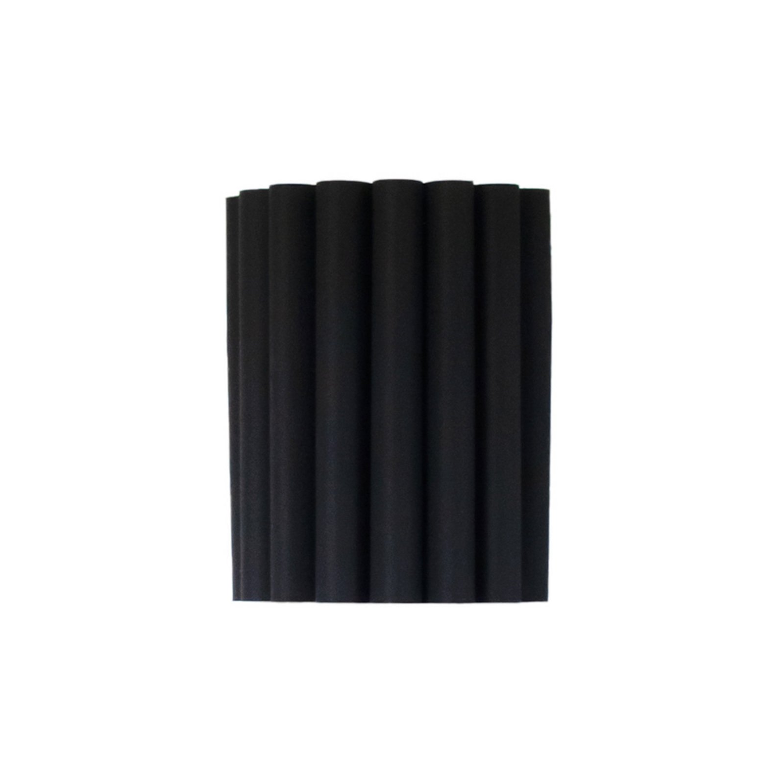 Kinkiet Aria, czarny, mikrofibra, E27