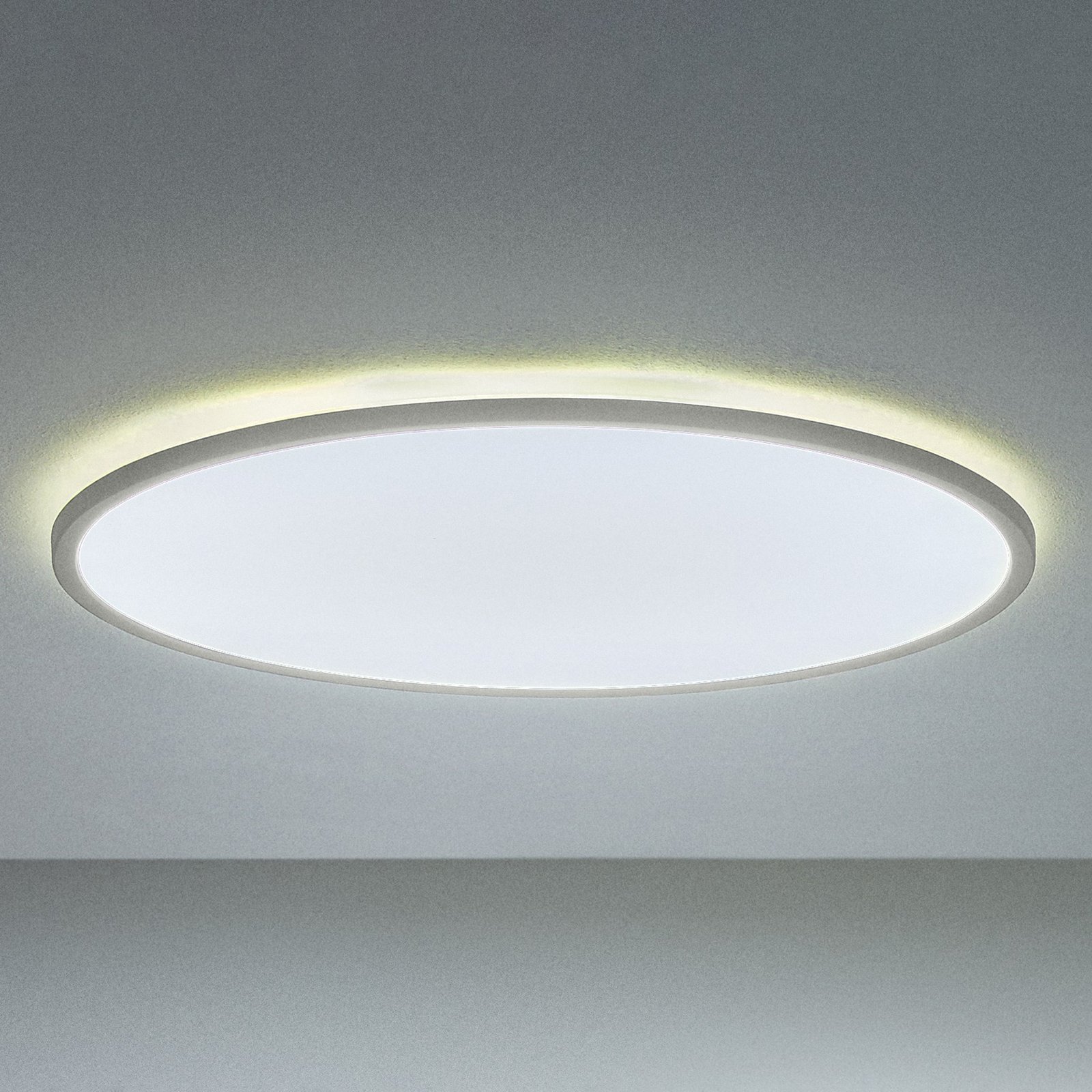 WiZ SuperSlim plafonnier LED CCT Ø55cm blanc