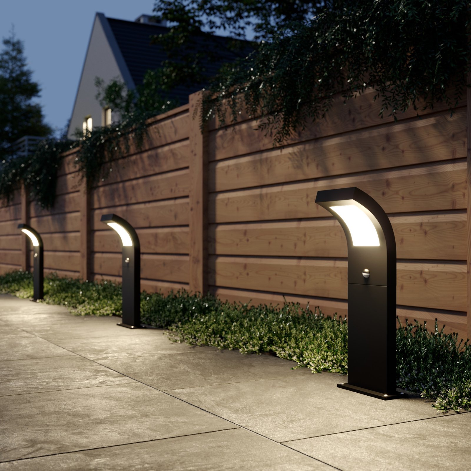 Advik Buiten Tuinlamp w/Sensor H60 Graphite - Arcchio